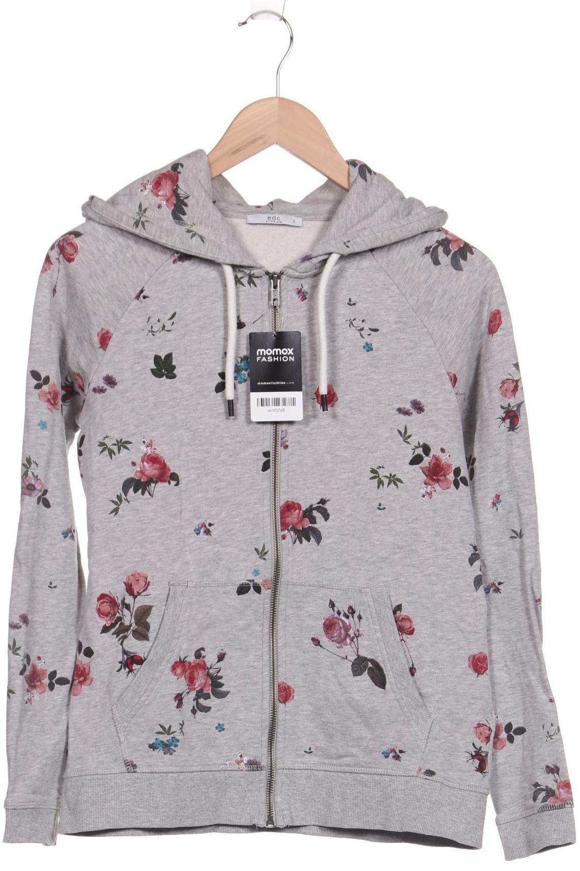 

edc by Esprit Damen Kapuzenpullover, grau
