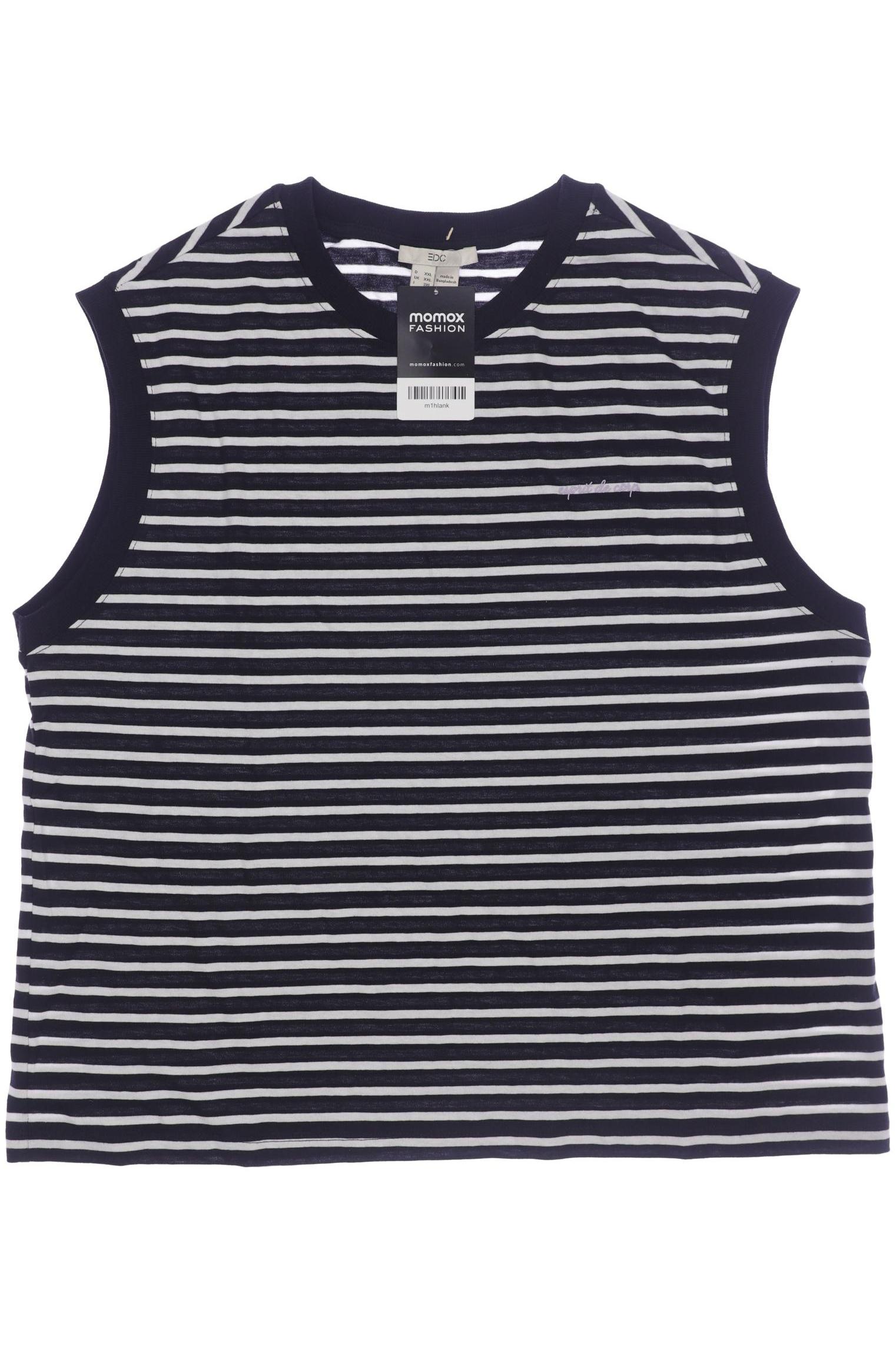 

edc by Esprit Damen Top, schwarz, Gr. 46