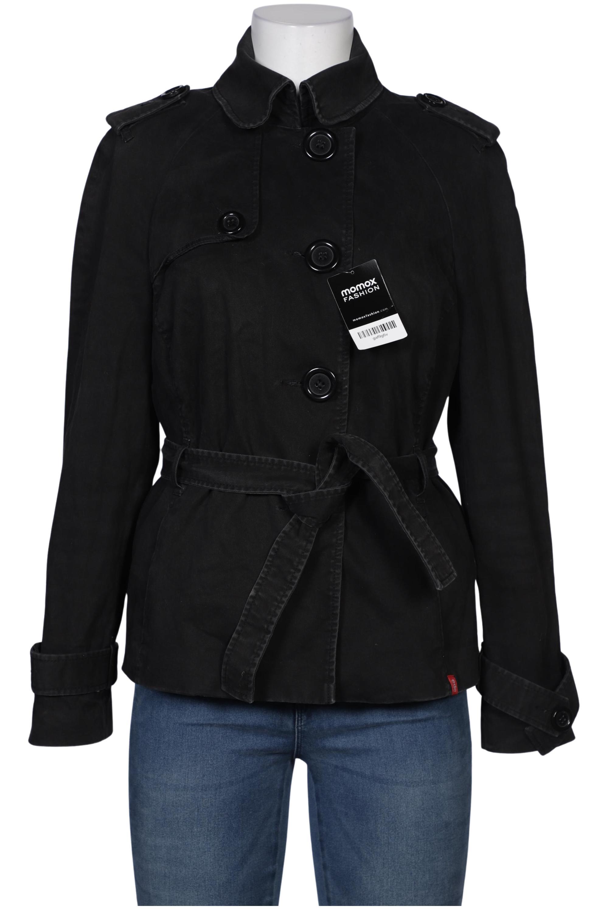 

edc by Esprit Damen Jacke, schwarz, Gr. 42