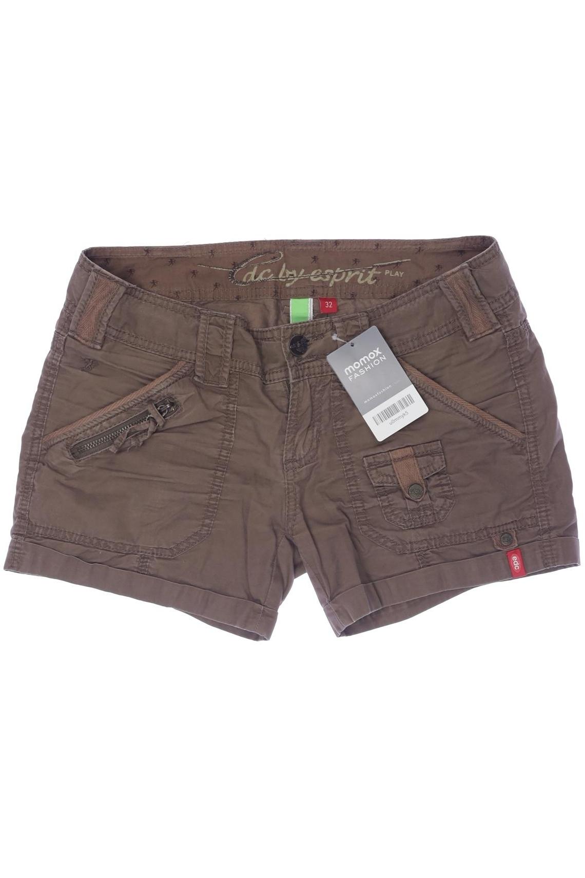 

edc by Esprit Damen Shorts, braun, Gr. 32