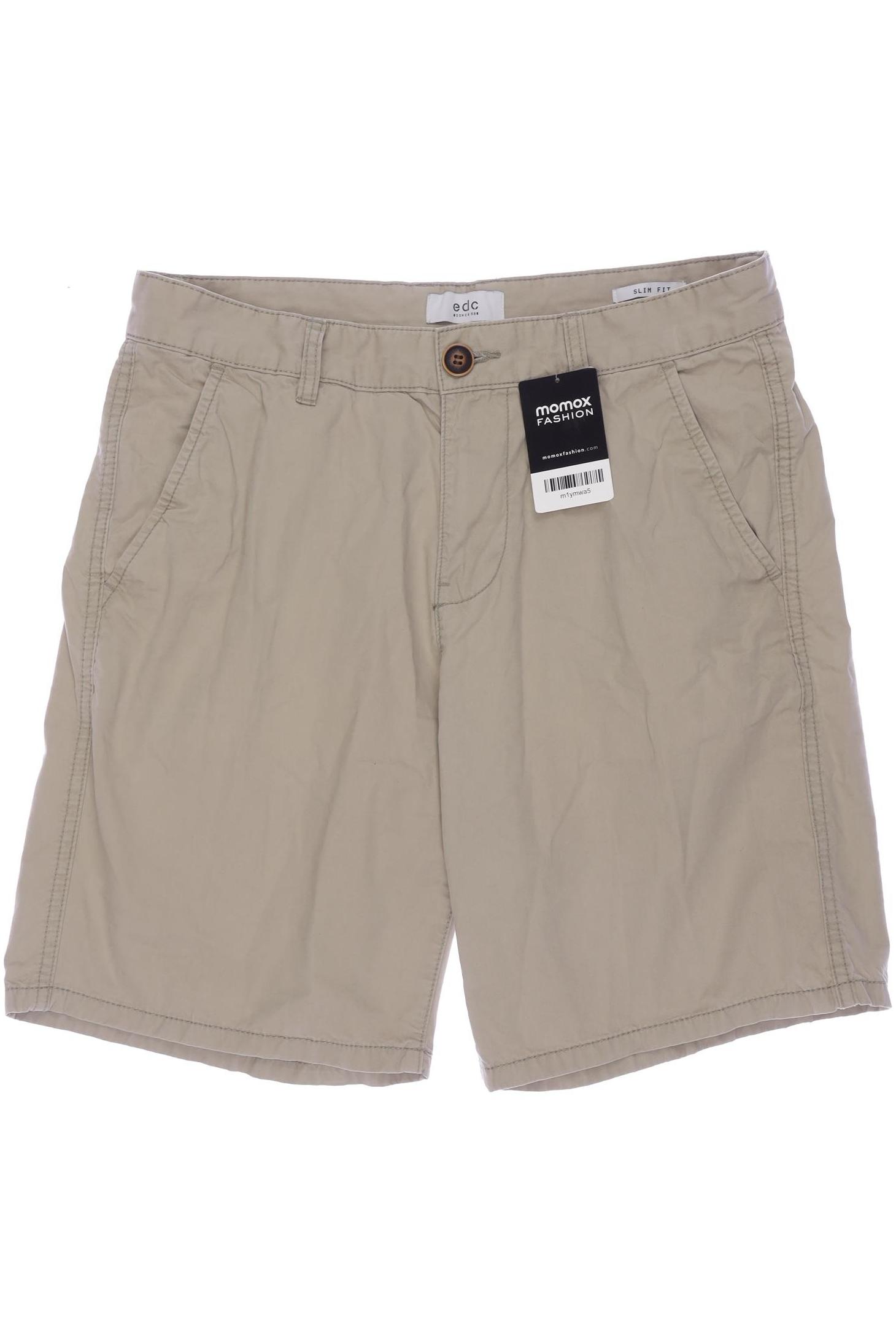 

edc by Esprit Herren Shorts, beige, Gr. 30