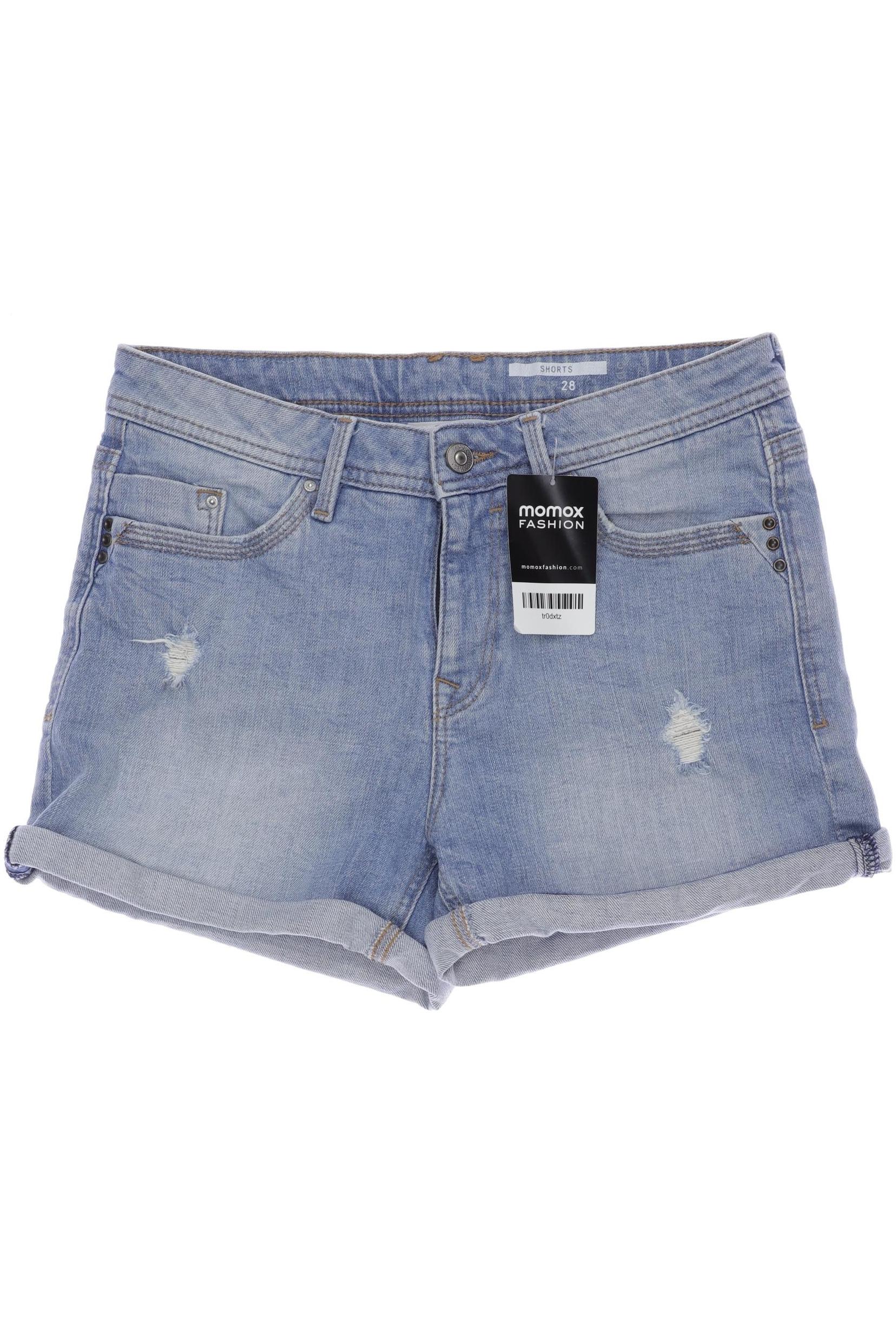 

edc by Esprit Damen Shorts, blau, Gr. 28
