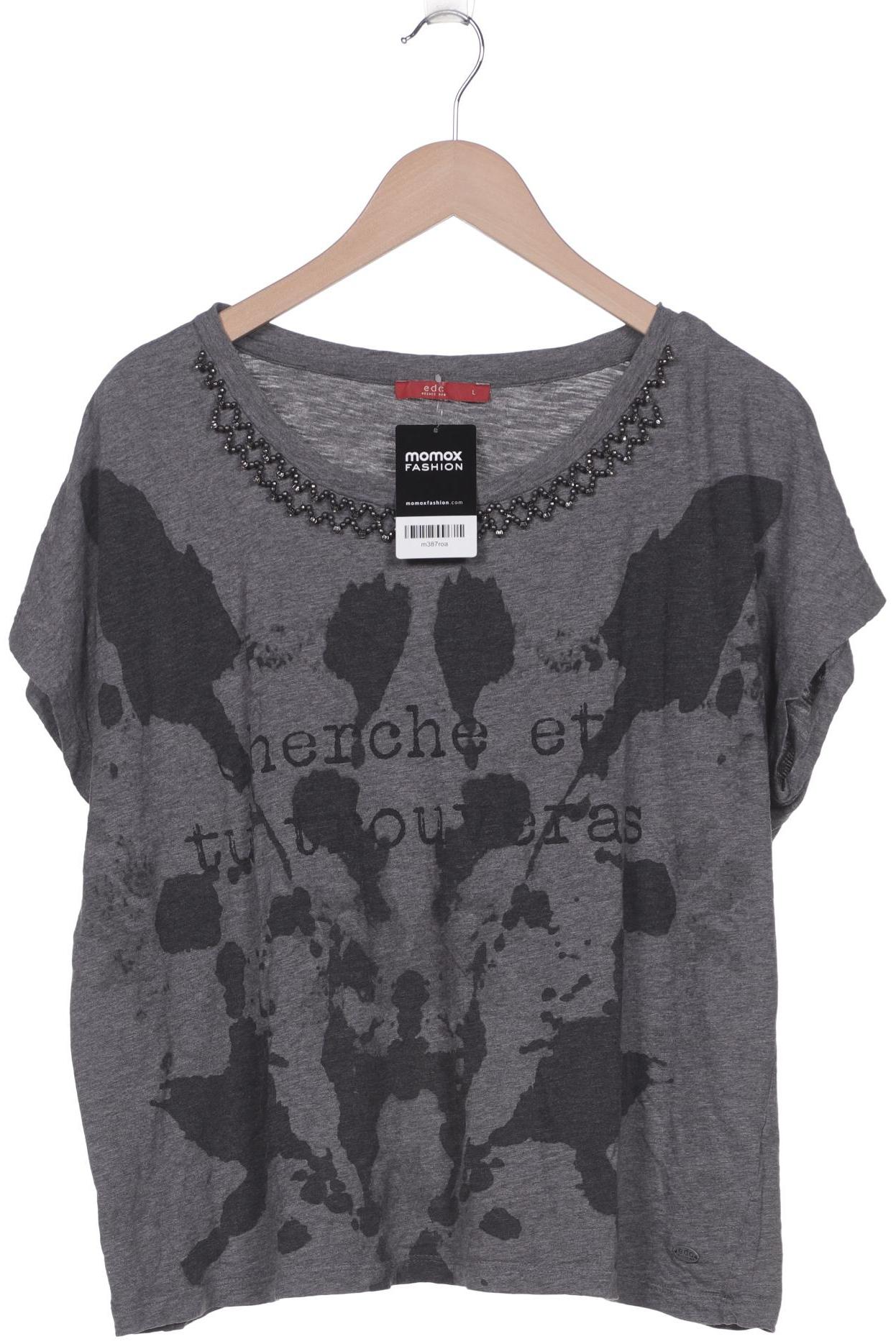 

edc by Esprit Damen T-Shirt, grau