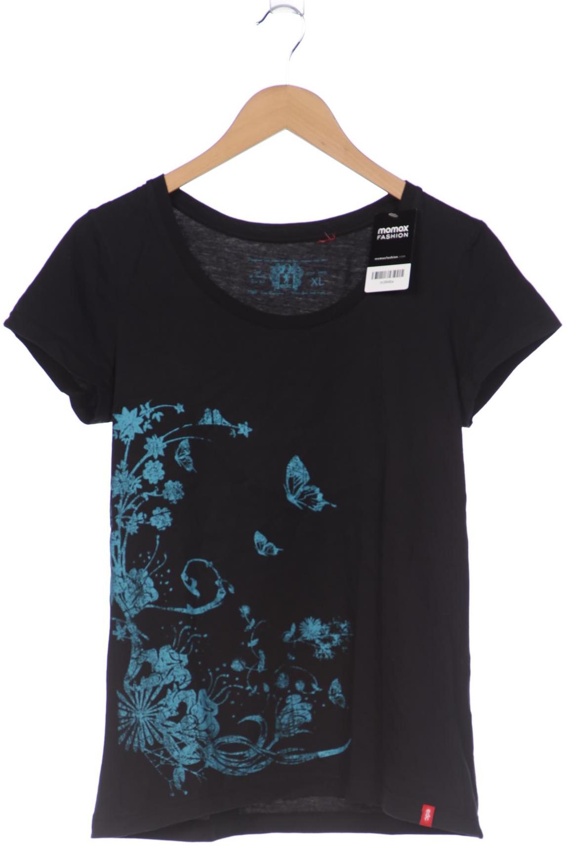 

edc by Esprit Damen T-Shirt, schwarz