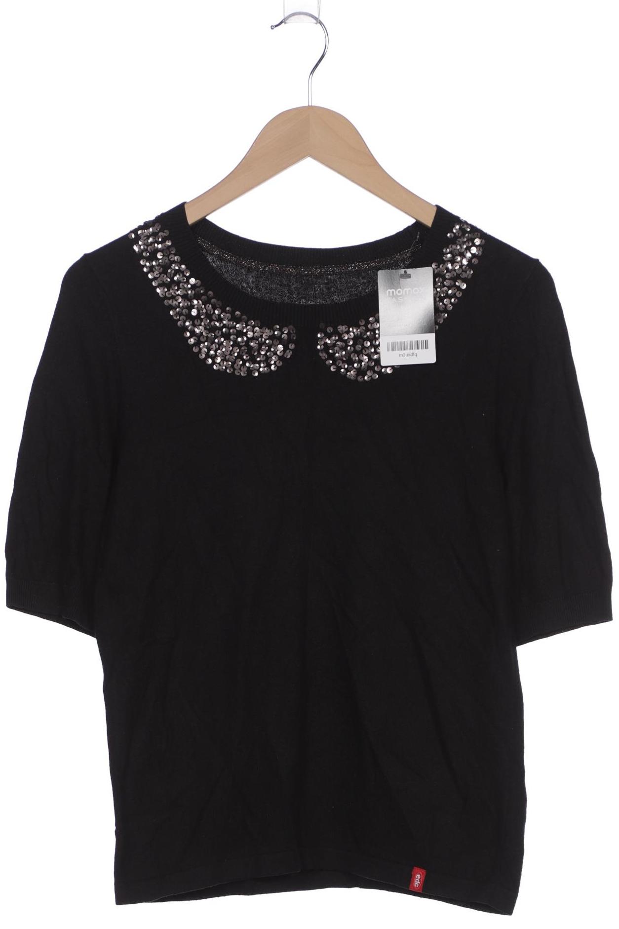 

edc by Esprit Damen Pullover, schwarz, Gr. 42