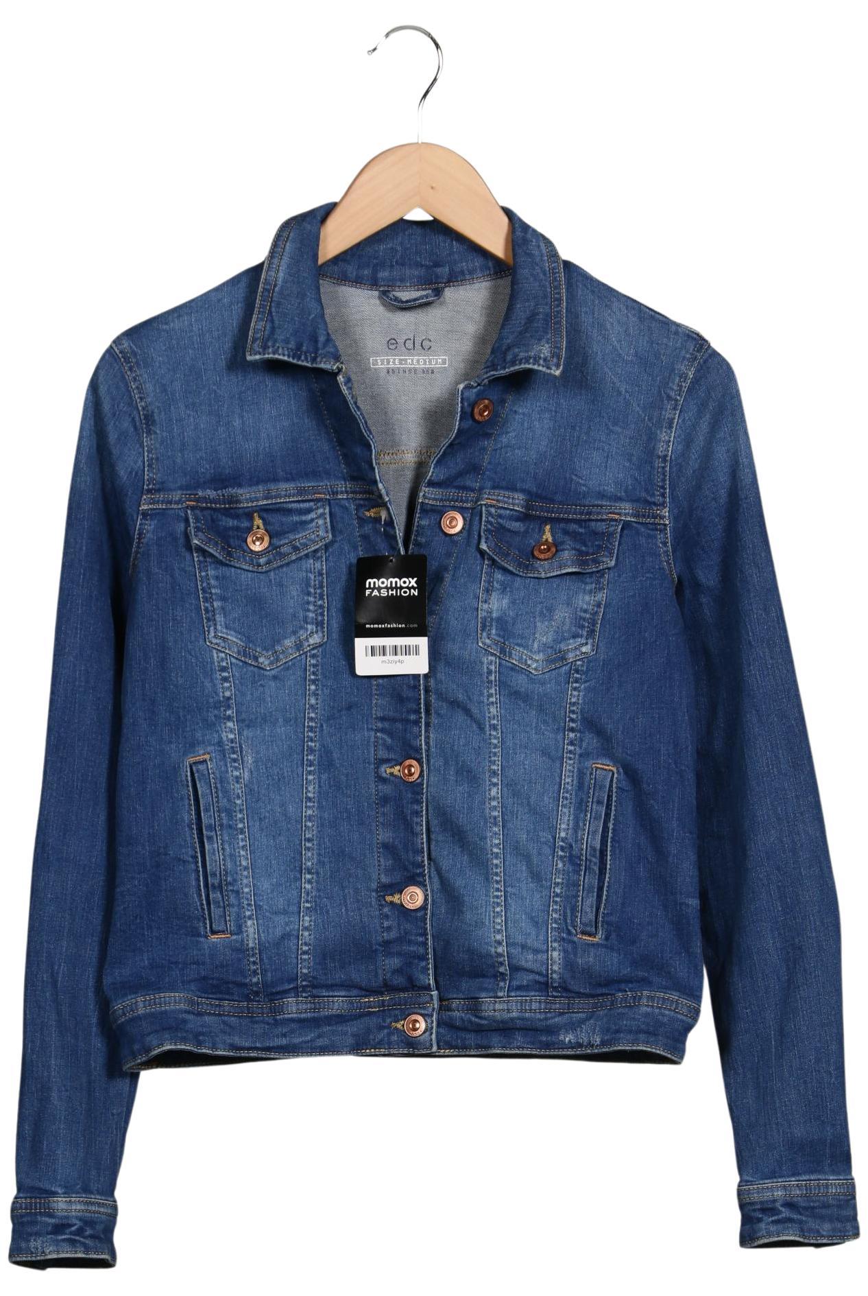 

edc by Esprit Damen Jacke, blau, Gr. 38