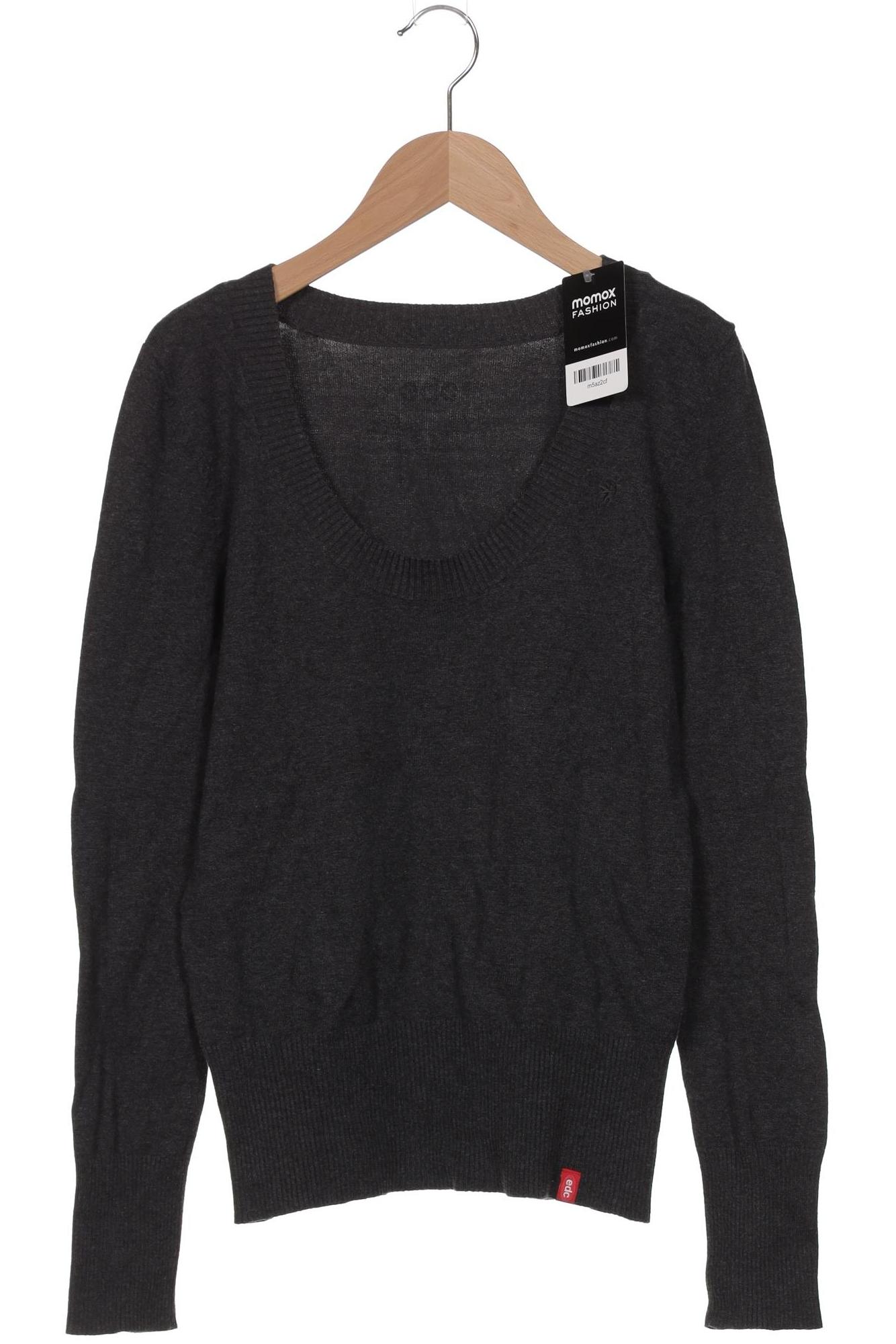 

edc by Esprit Damen Pullover, grau, Gr. 38