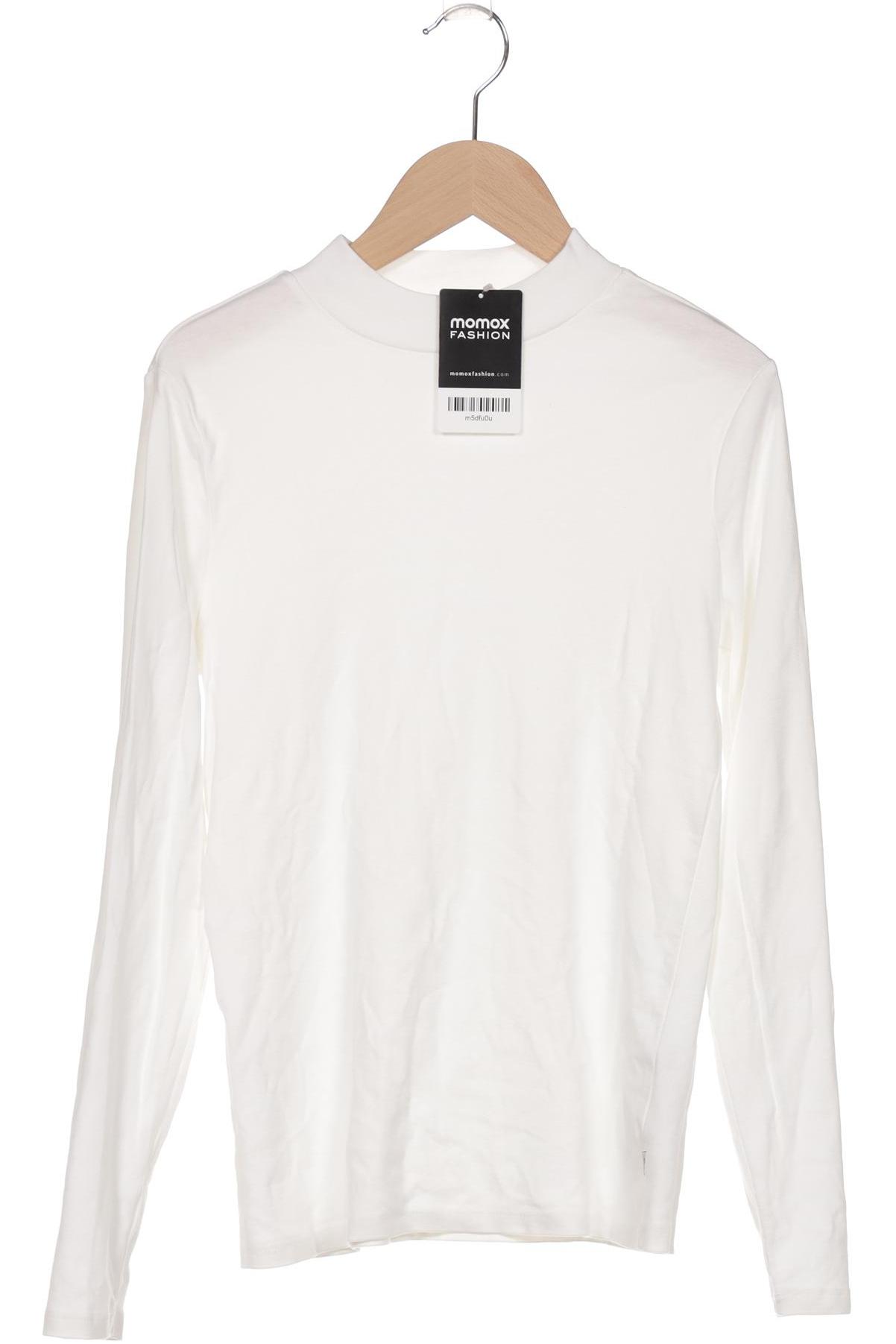 

edc by Esprit Damen Langarmshirt, weiß, Gr. 38
