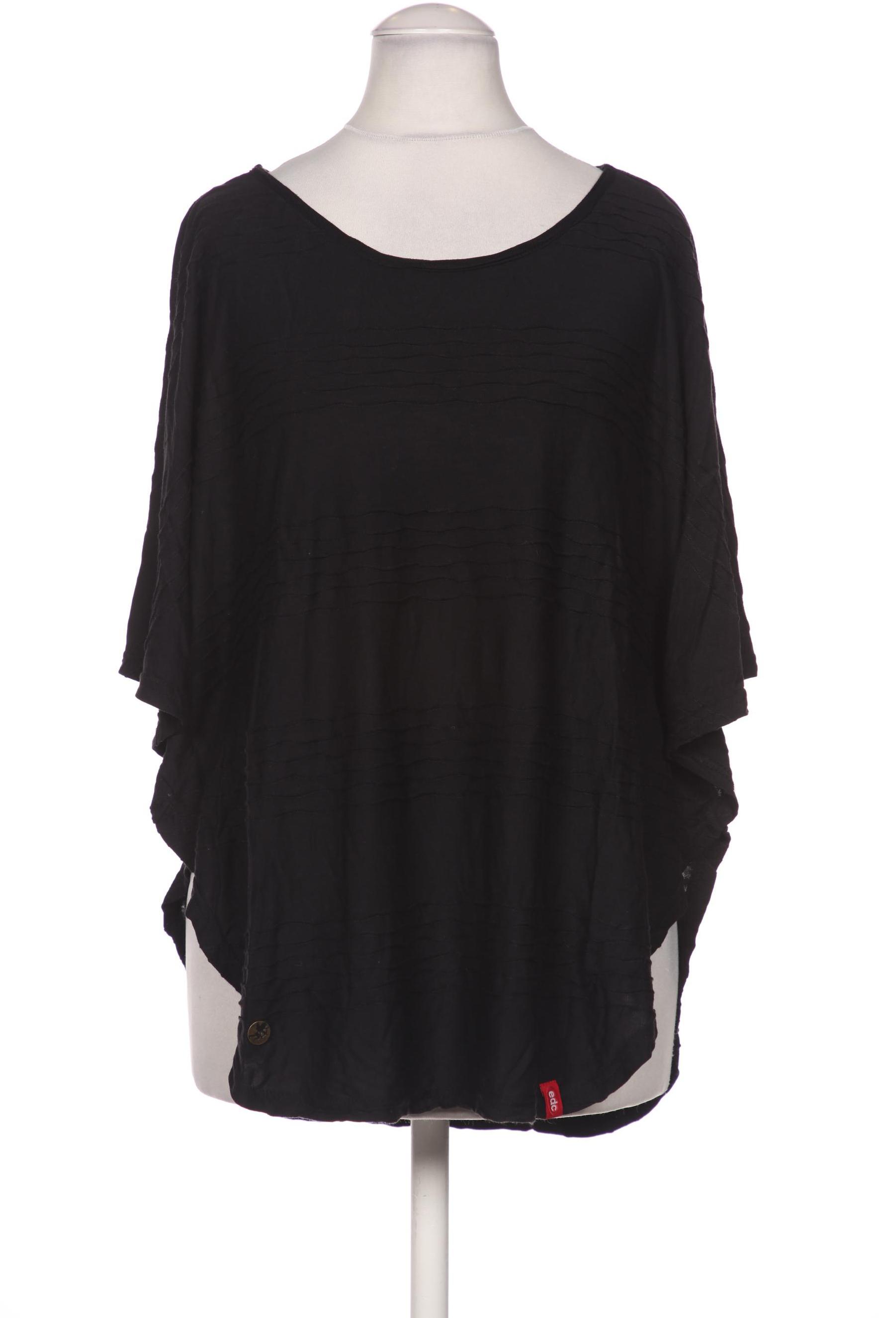 

edc by Esprit Damen T-Shirt, schwarz, Gr. 36