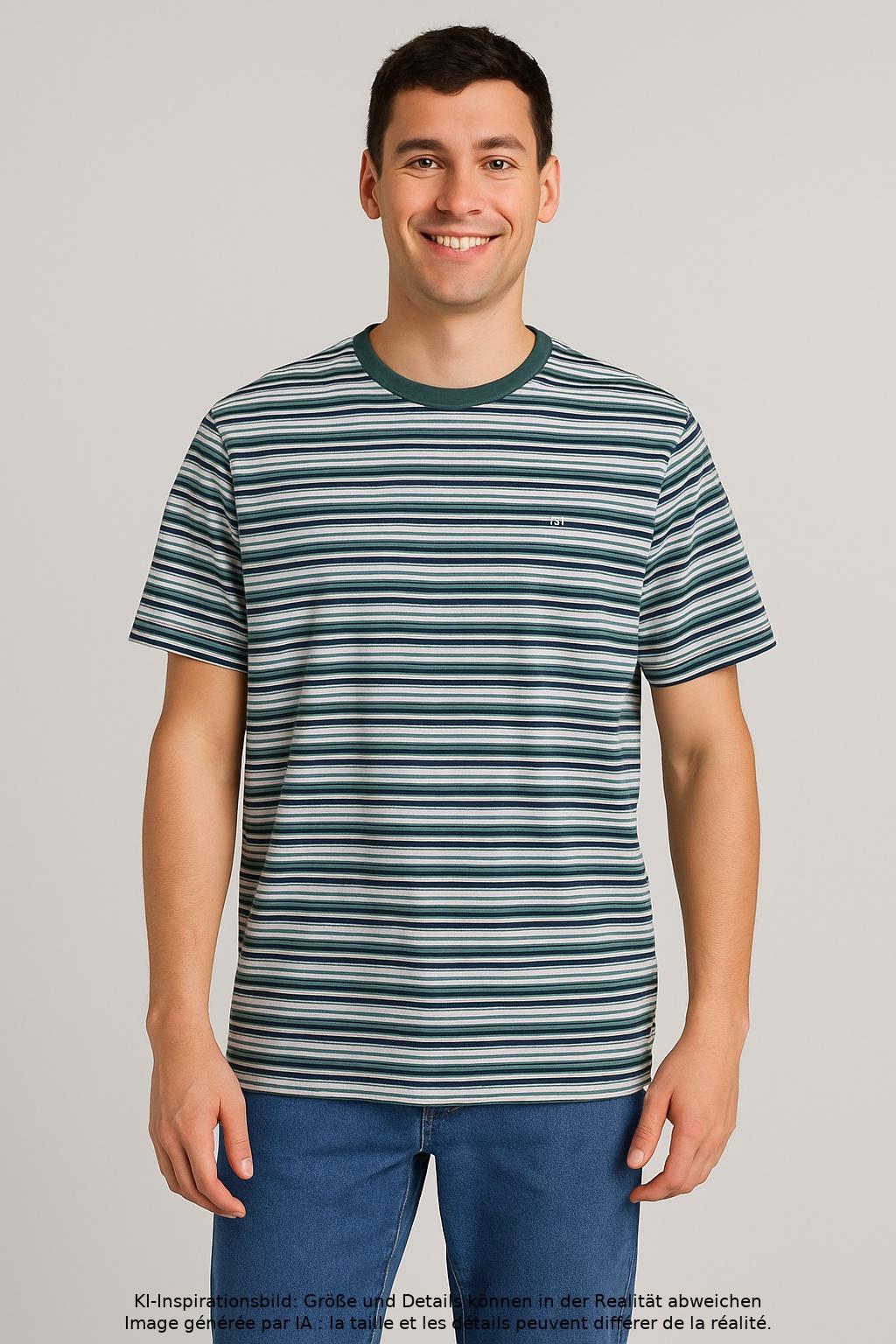 

edc by Esprit Herren T-Shirt, mehrfarbig, Gr. 52