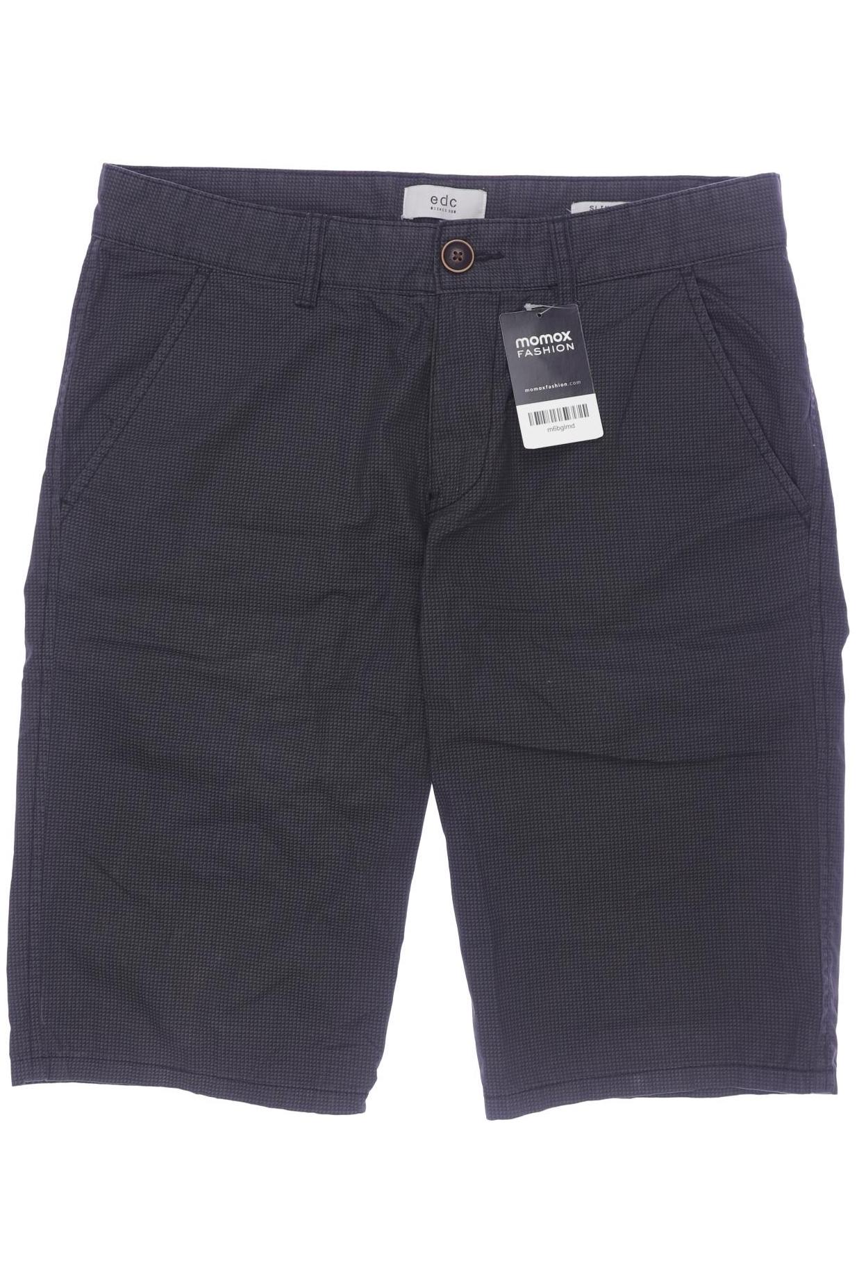 

edc by Esprit Herren Shorts, grau, Gr. 31