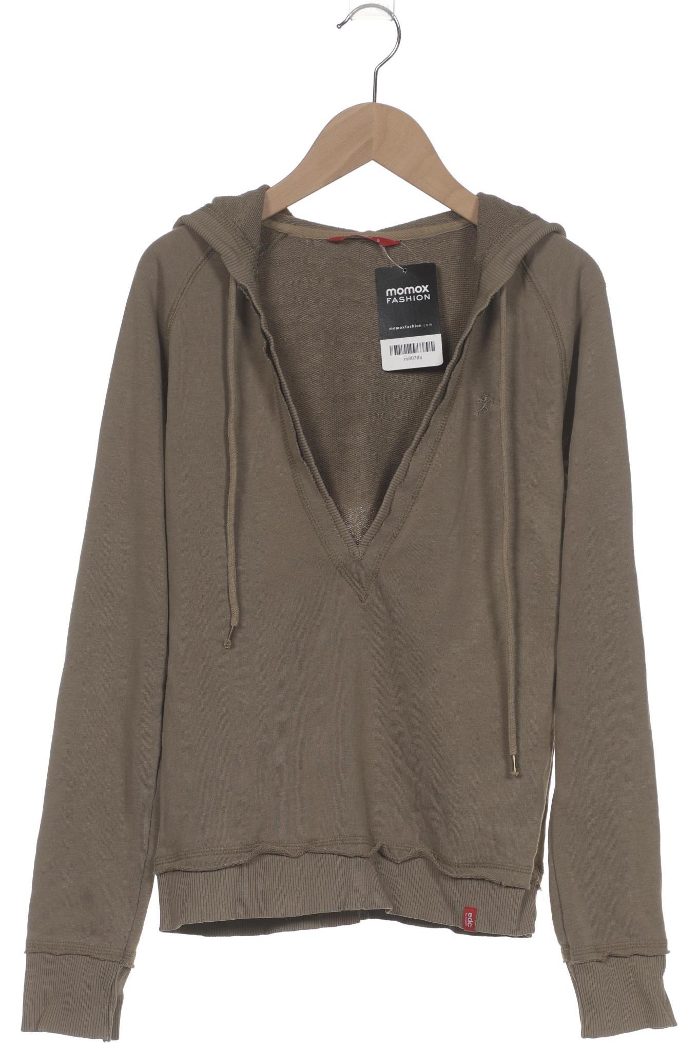 

edc by Esprit Damen Kapuzenpullover, grün, Gr. 36