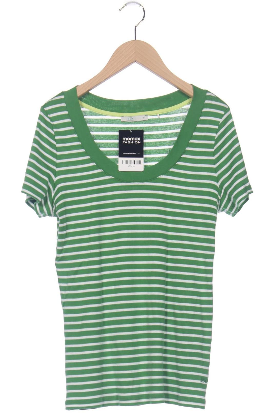 

edc by Esprit Damen T-Shirt, grün, Gr. 38