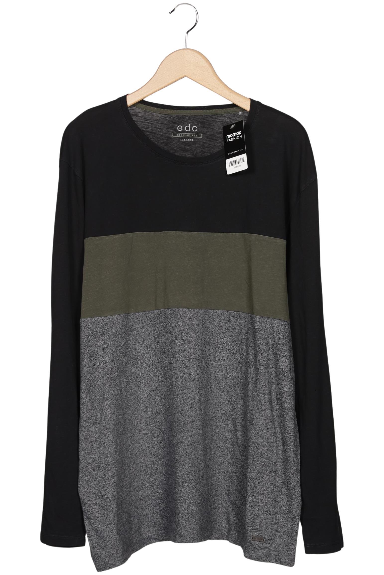 Thumbnail - edc by Esprit Herren Langarmshirt, mehrfarbig, Gr. 56