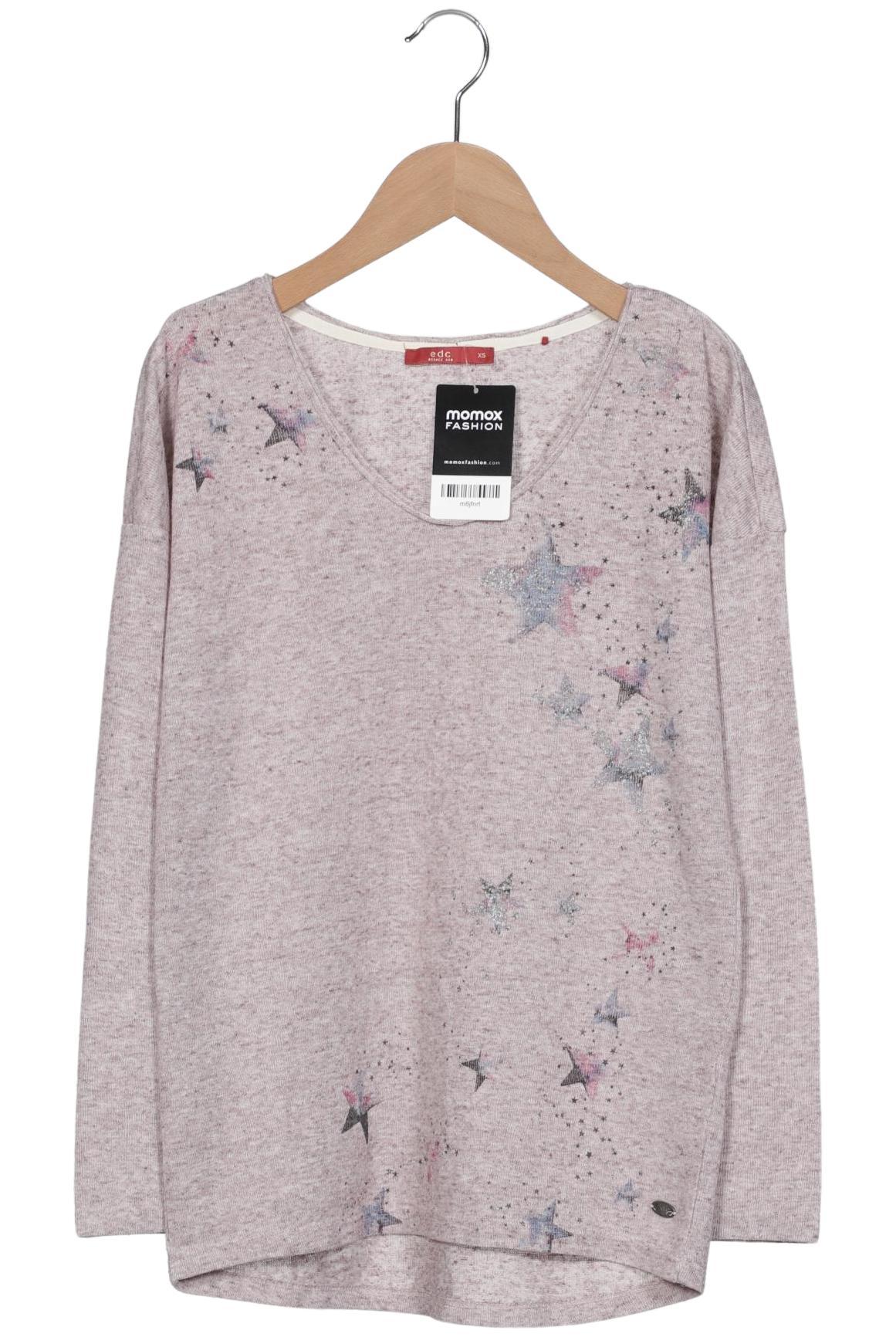 

edc by Esprit Damen Pullover, grau, Gr. 34