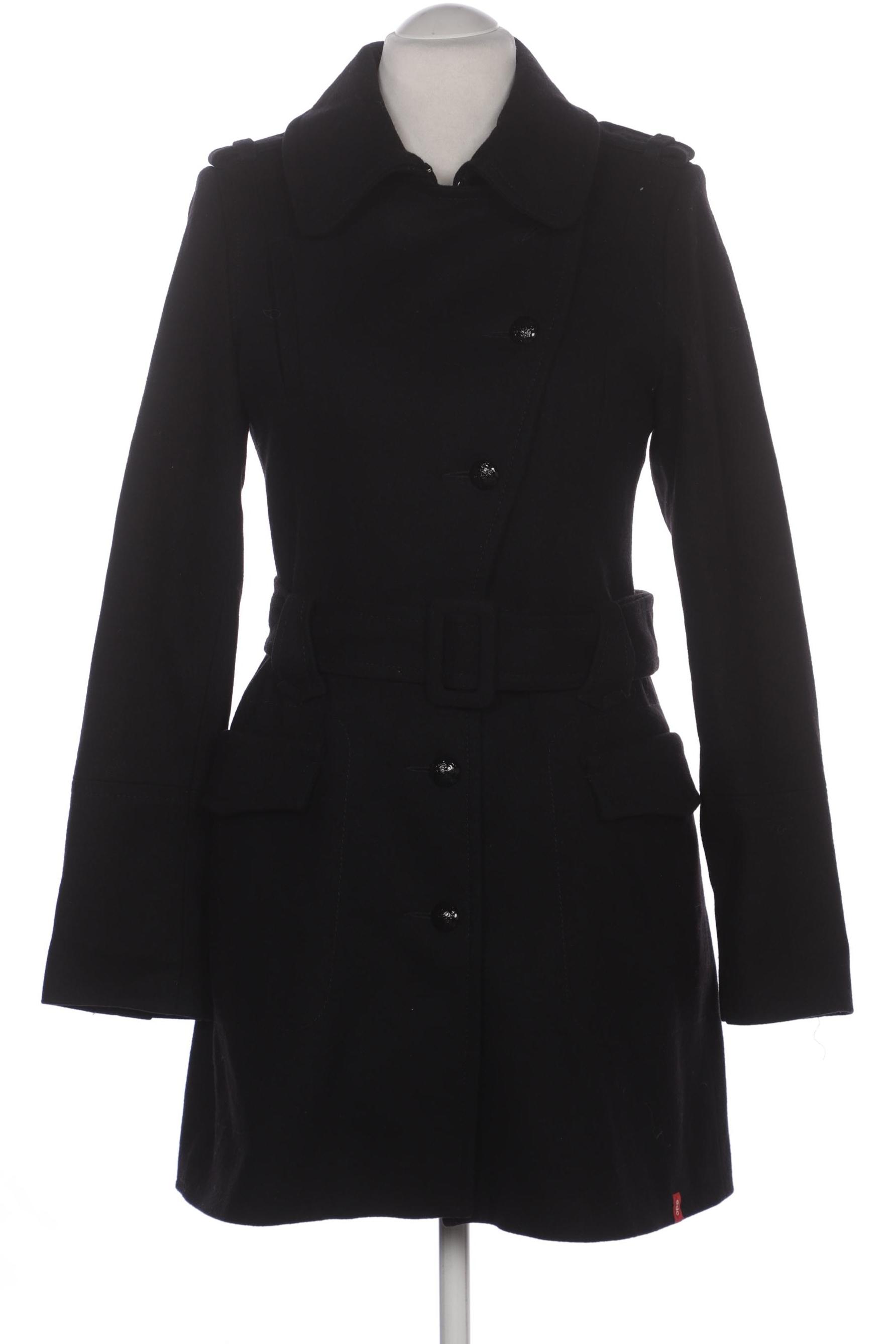 

edc by Esprit Damen Mantel, schwarz, Gr. 38