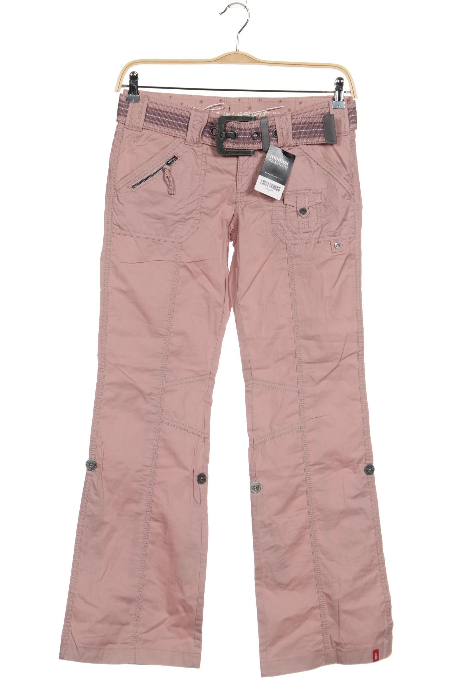 

edc by Esprit Damen Stoffhose, pink, Gr. 36