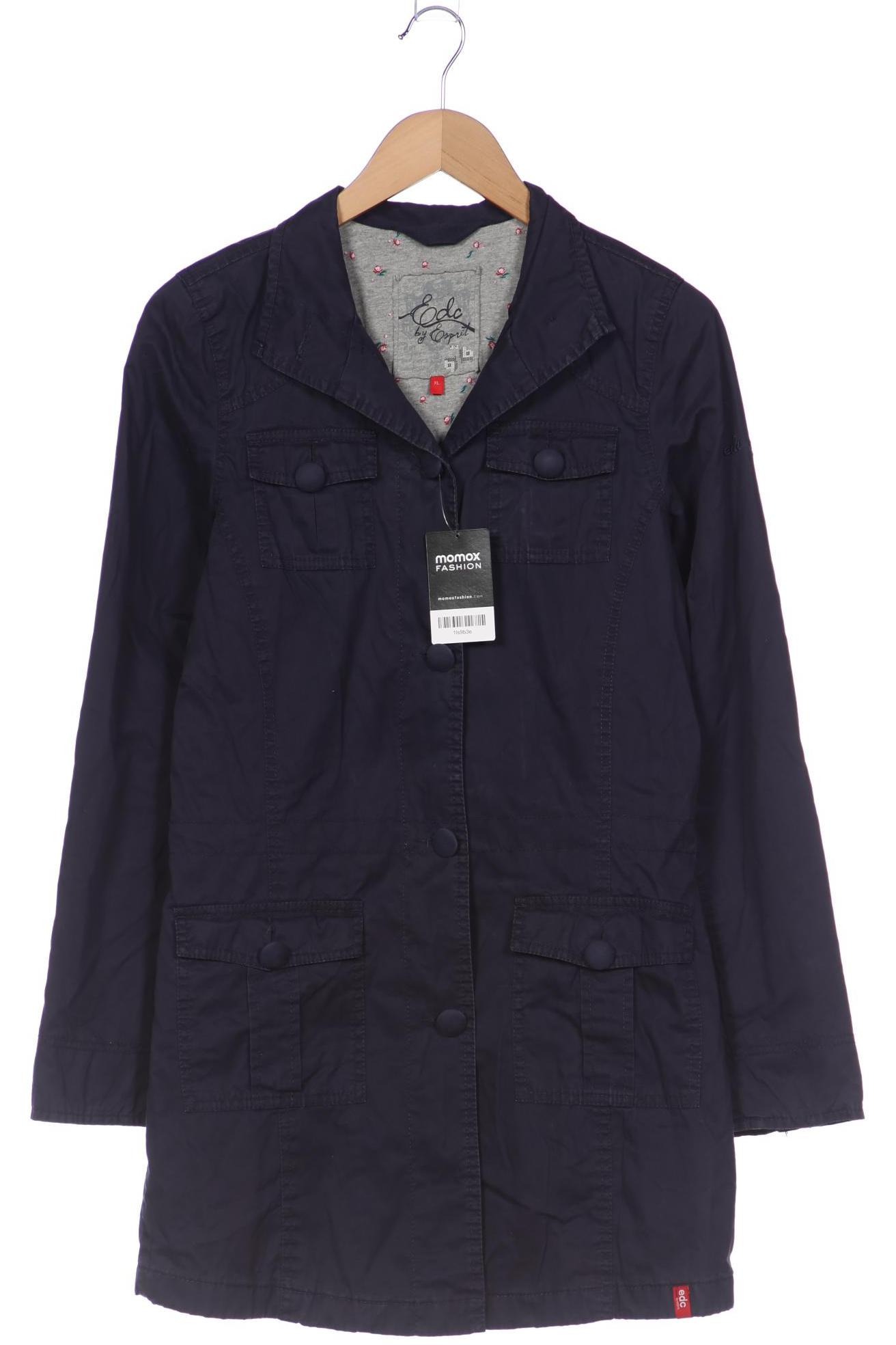 

edc by Esprit Damen Mantel, marineblau, Gr. 44