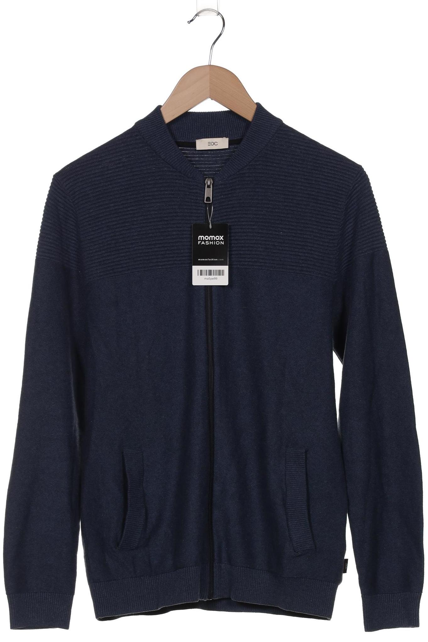 

edc by Esprit Herren Strickjacke, marineblau, Gr. 46