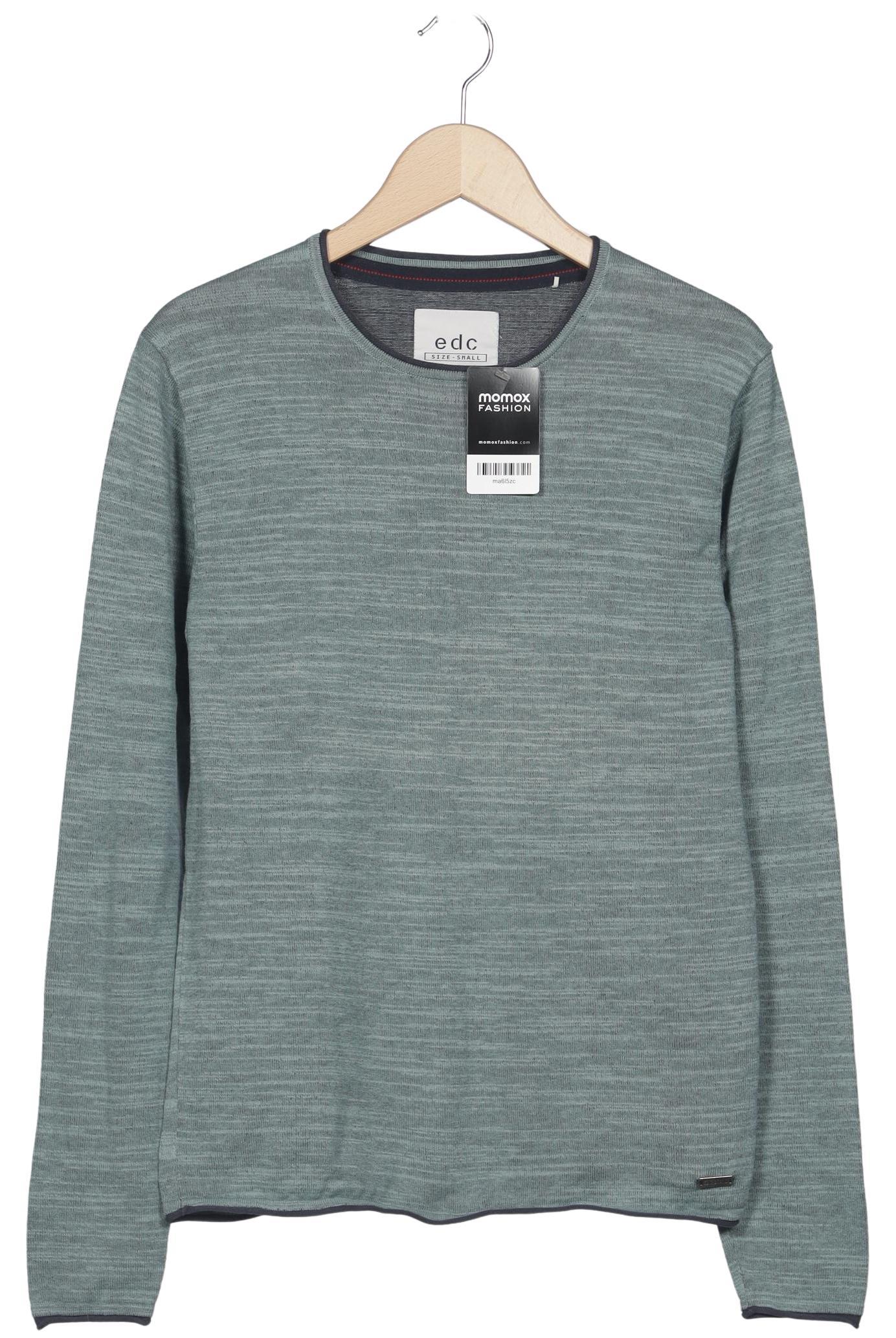 

edc by Esprit Herren Pullover, grün, Gr. 46