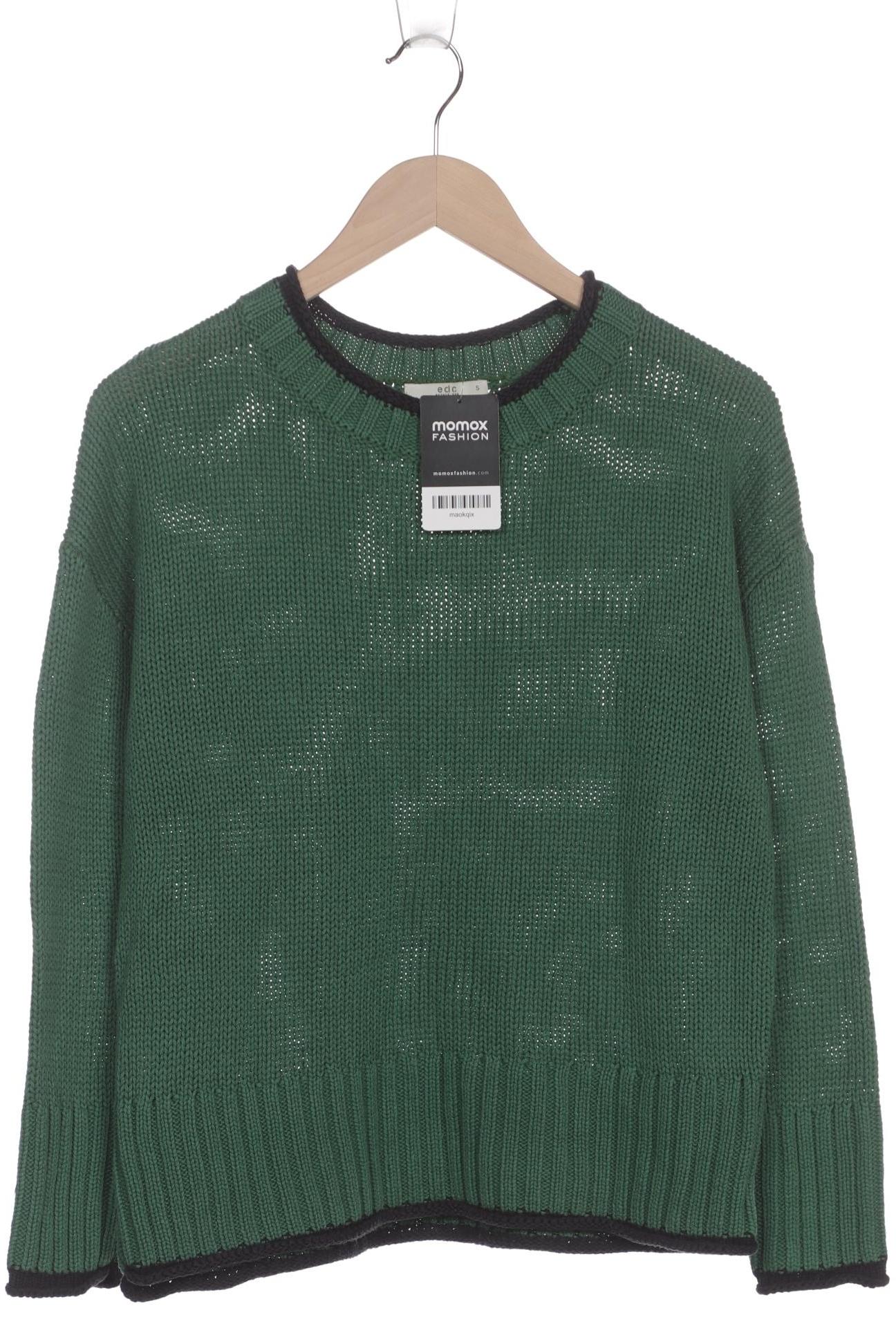 

edc by Esprit Damen Pullover, grün, Gr. 36