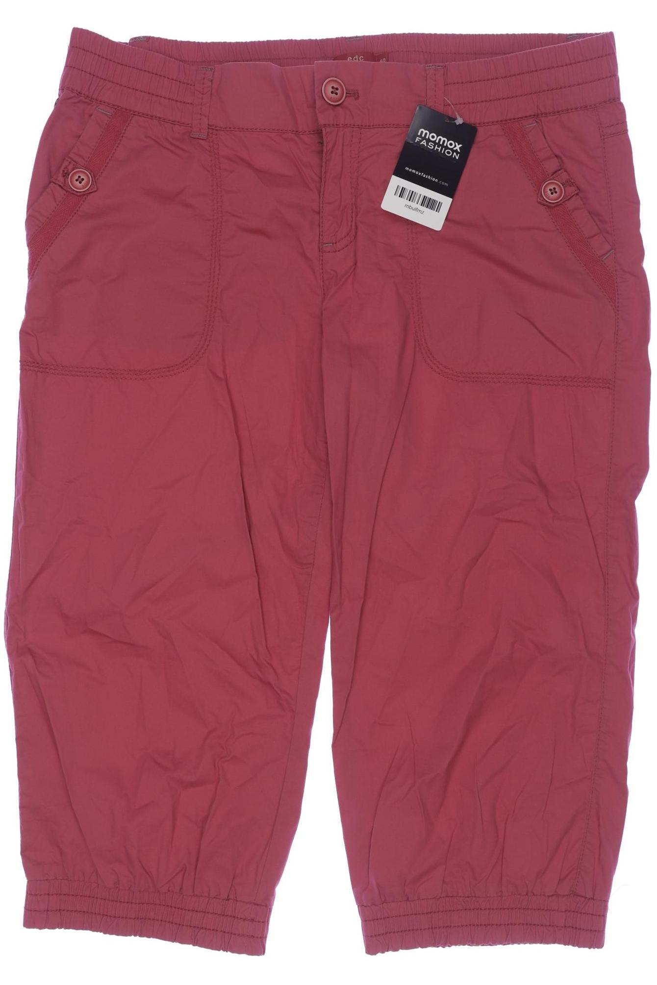 

edc by Esprit Damen Stoffhose, pink, Gr. 40