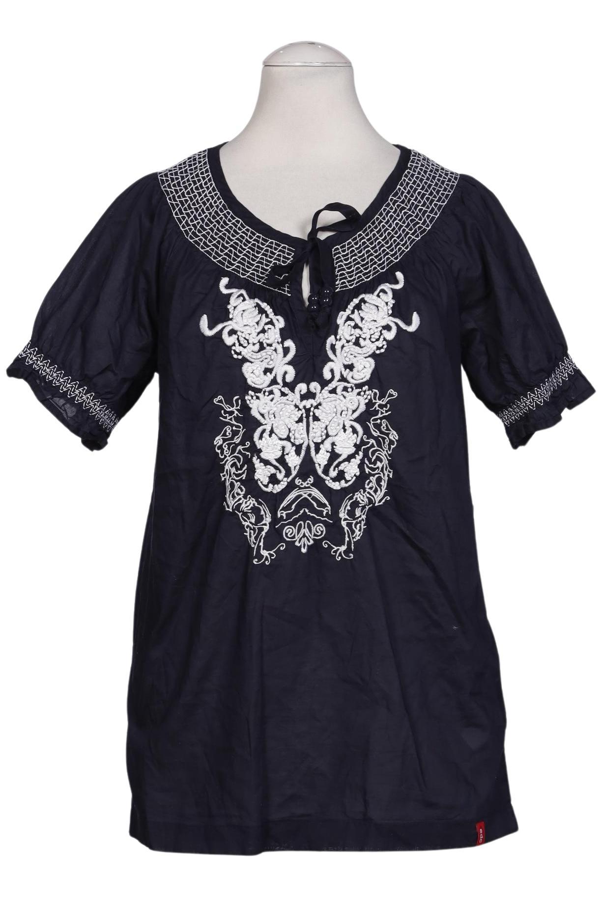 

edc by Esprit Damen Bluse, marineblau, Gr. 36