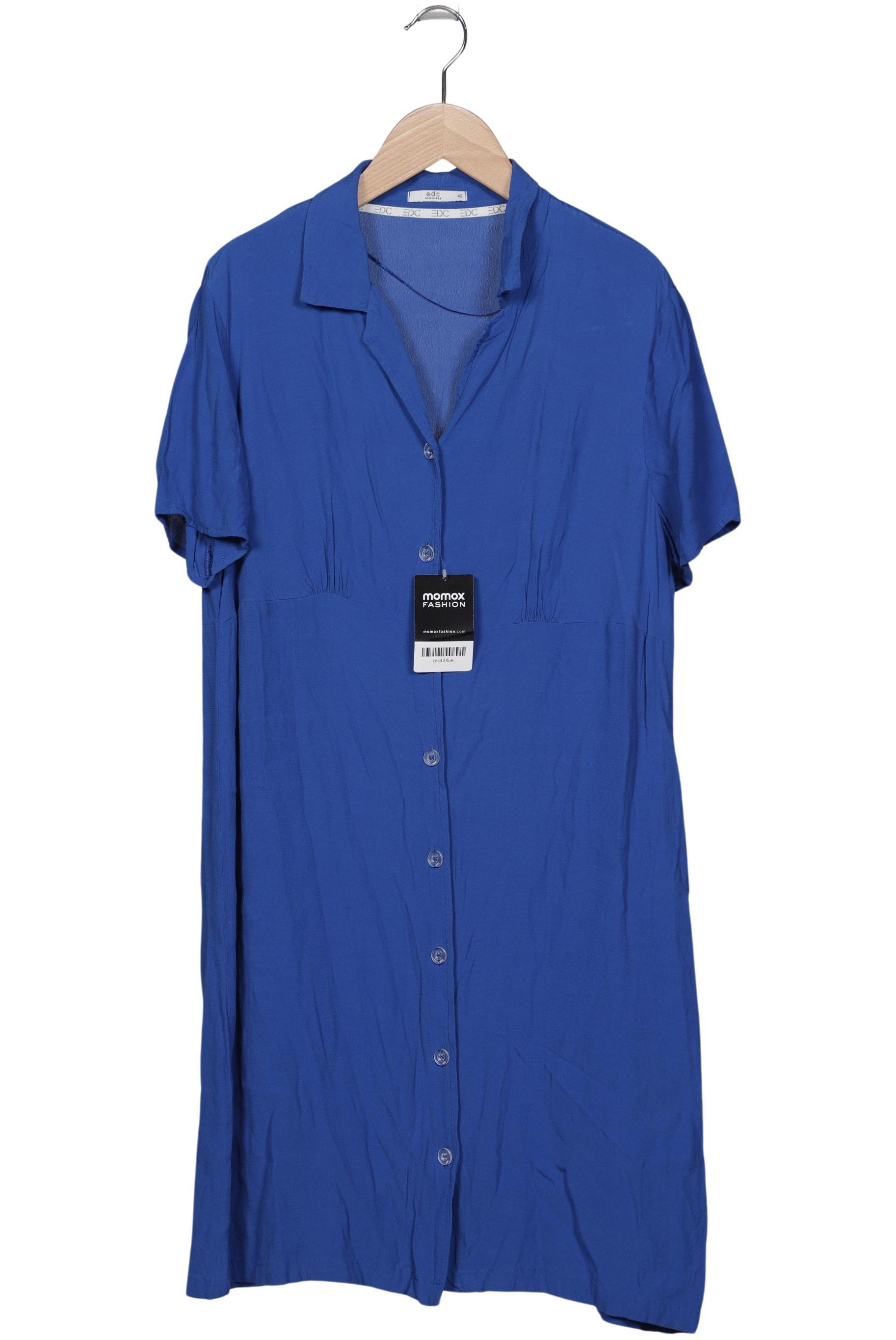

edc by Esprit Damen Kleid, blau, Gr. 42