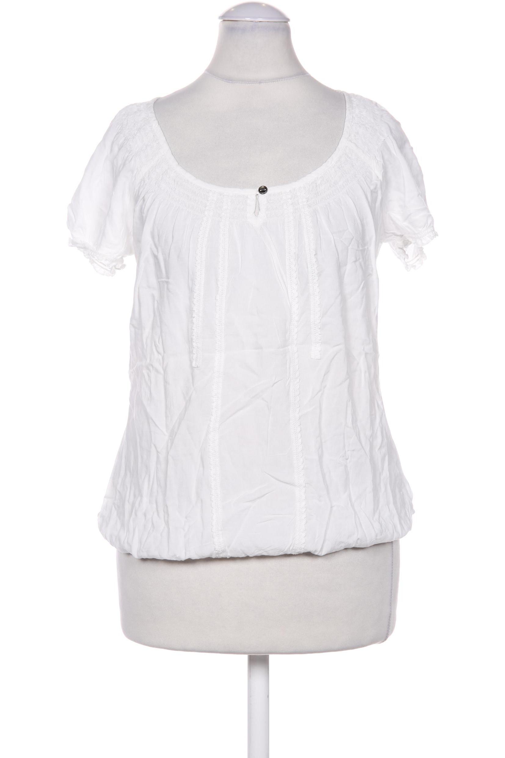 

edc by Esprit Damen Bluse, weiß, Gr. 34