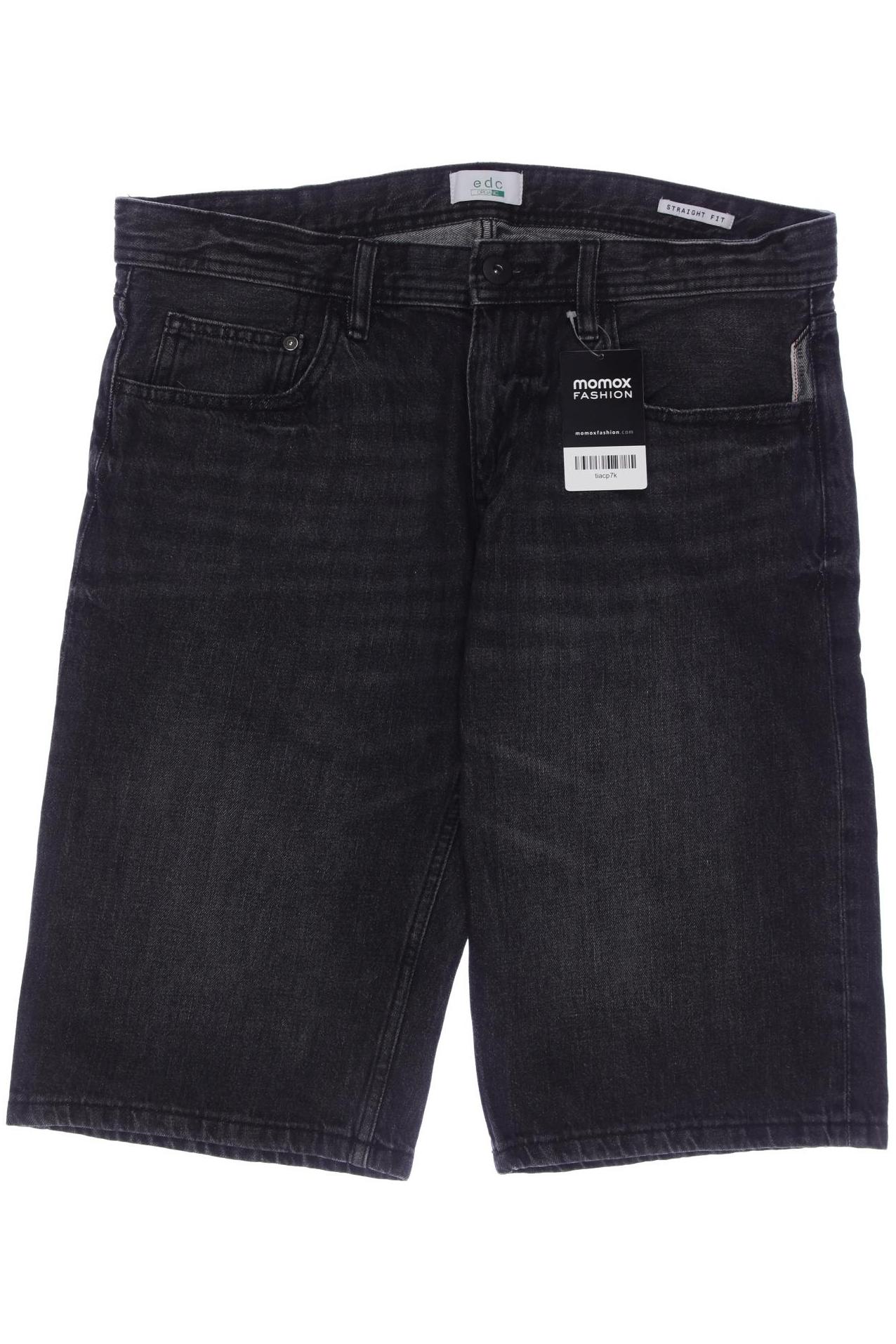 

edc by Esprit Herren Shorts, grau, Gr. 32