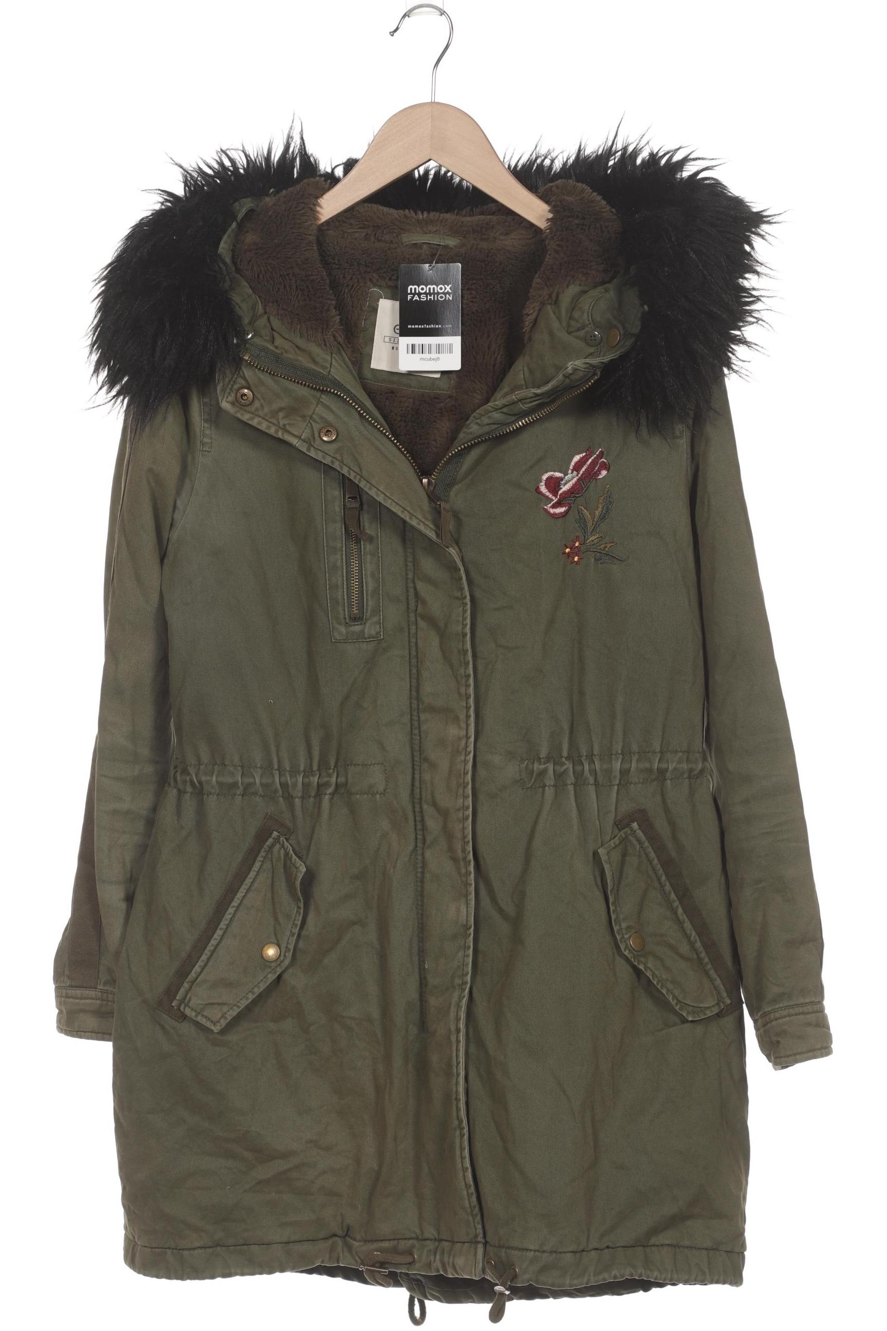 

edc by Esprit Damen Mantel, grün, Gr. 42