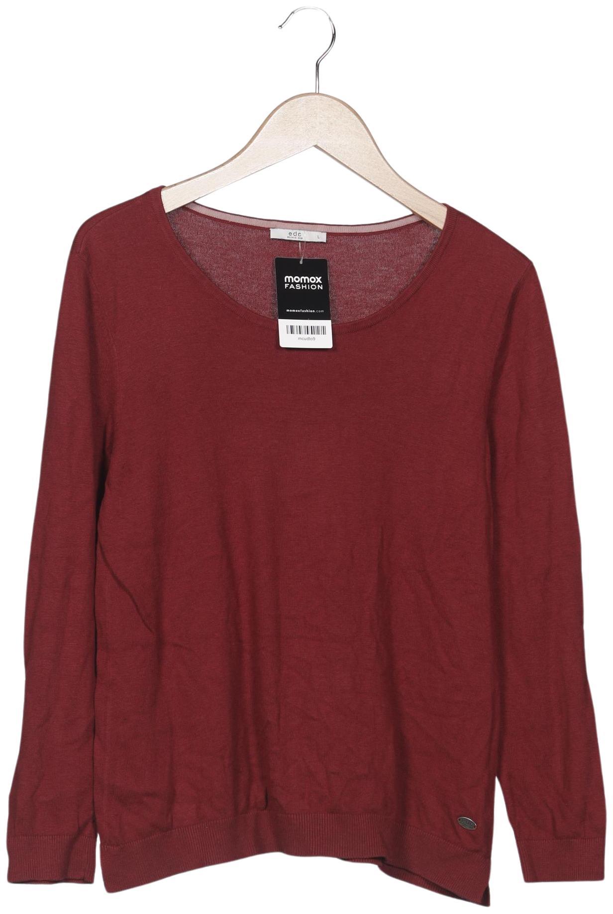 

edc by Esprit Damen Pullover, bordeaux, Gr. 42