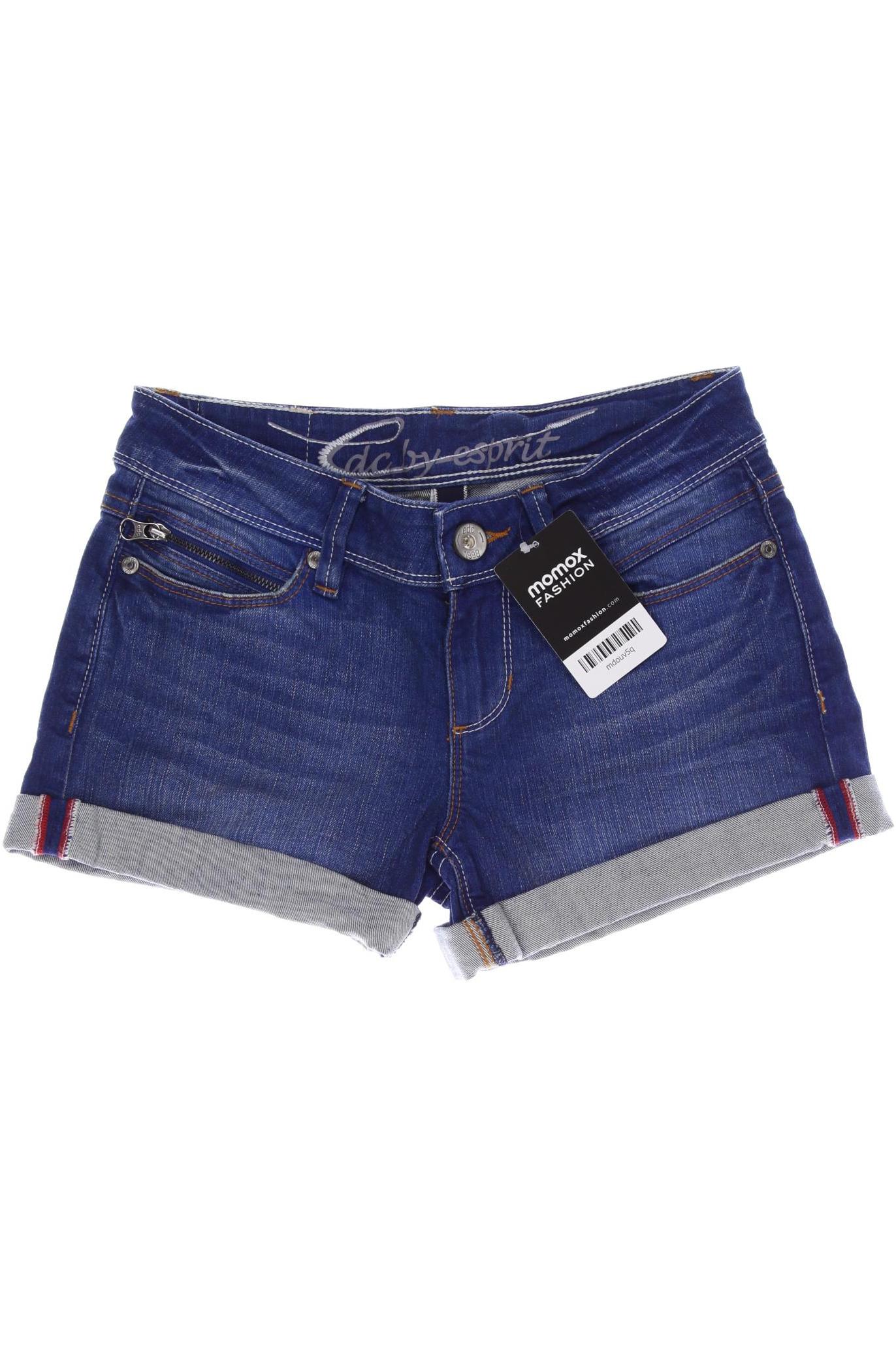 

edc by Esprit Damen Shorts, blau, Gr. 25