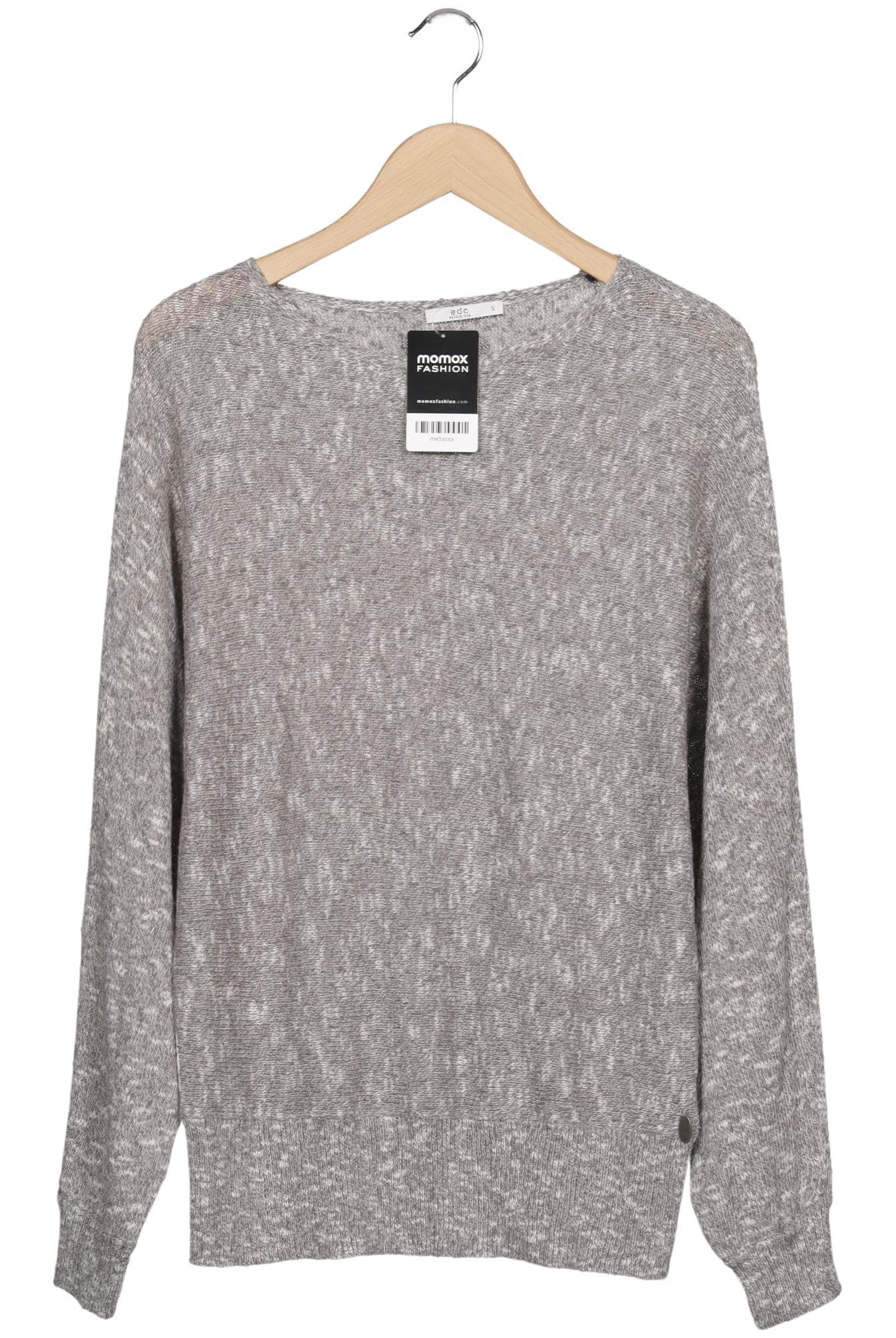 

edc by Esprit Damen Pullover, grau, Gr. 36