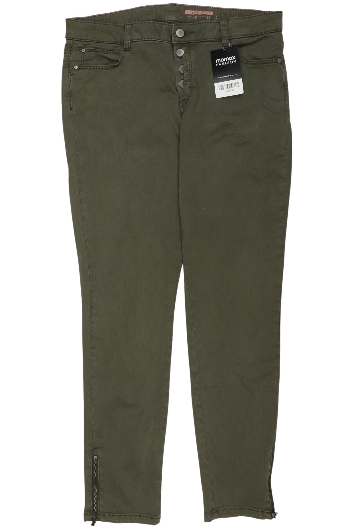 

edc by Esprit Damen Jeans, grün, Gr. 40