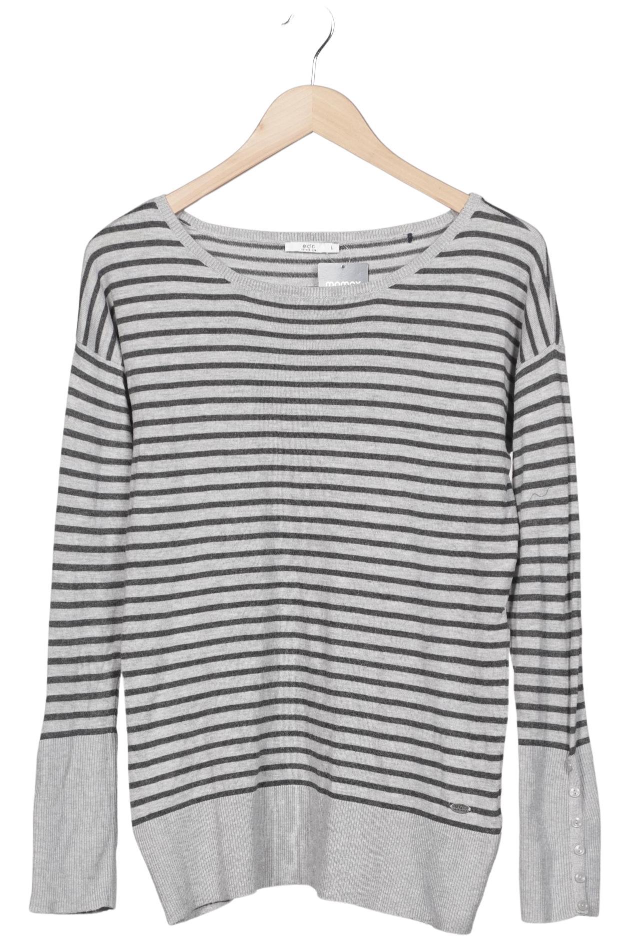

edc by Esprit Damen Pullover, grau, Gr. 42