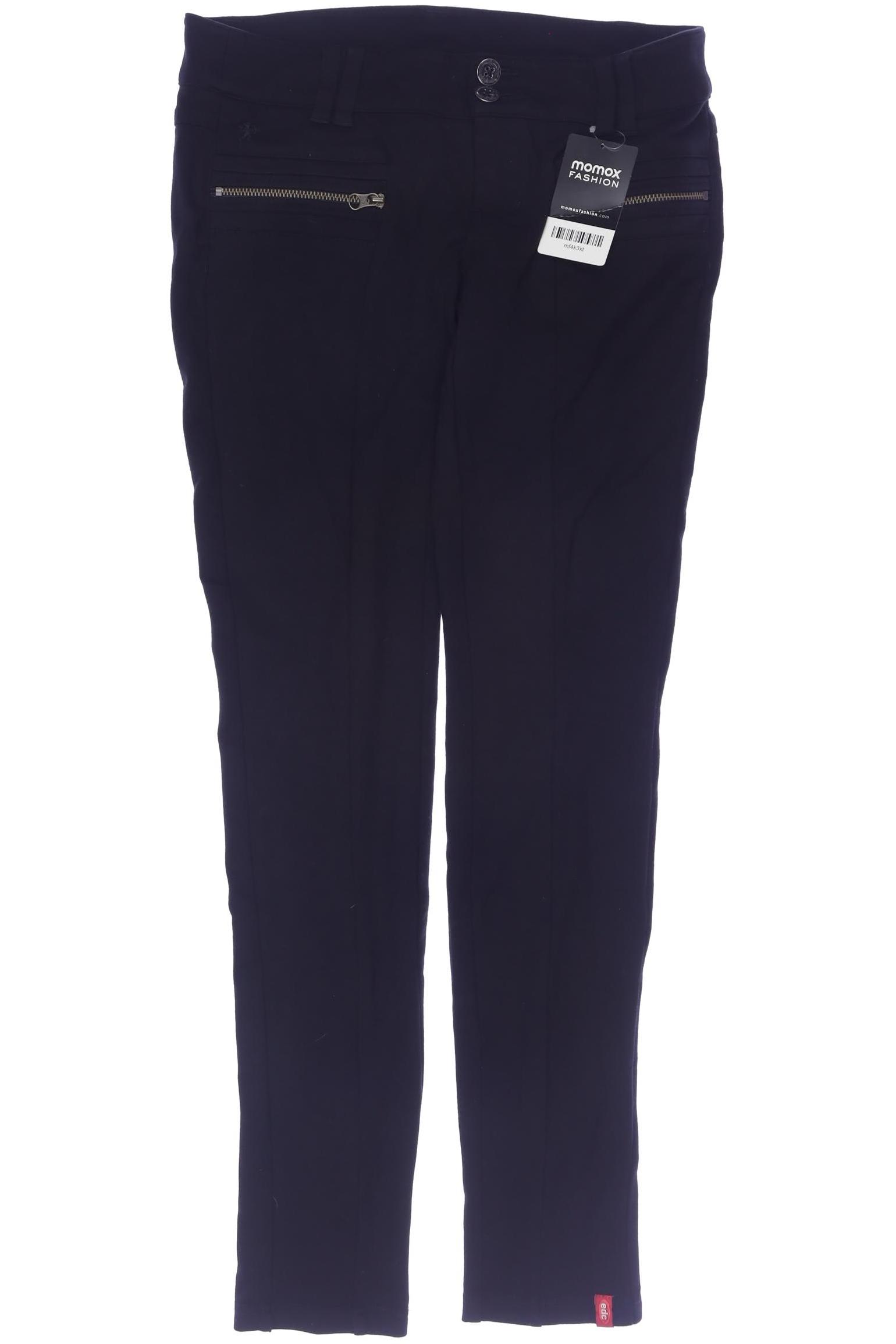 

edc by Esprit Damen Stoffhose, schwarz, Gr. 36