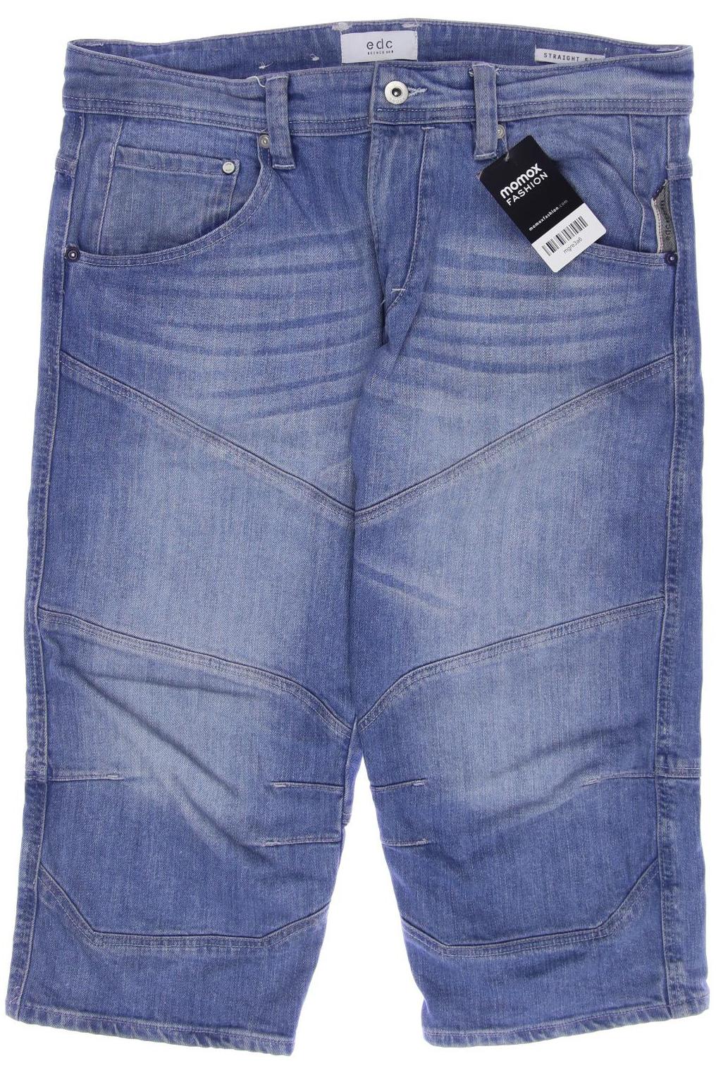 

edc by Esprit Herren Shorts, blau, Gr. 31