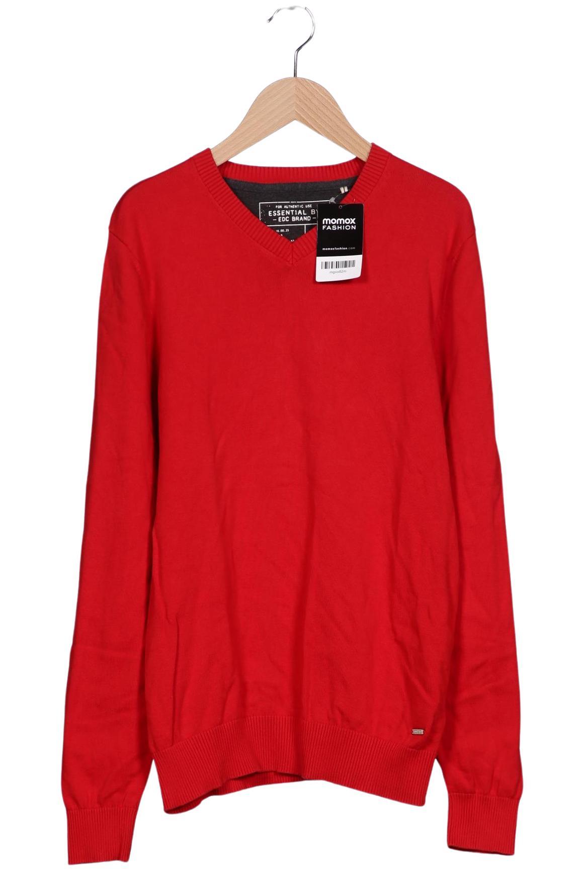 Thumbnail - edc by Esprit Herren Pullover, rot, Gr. 48