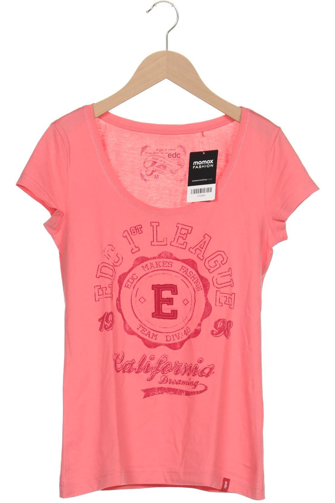 

edc by Esprit Damen T-Shirt, pink, Gr. 38