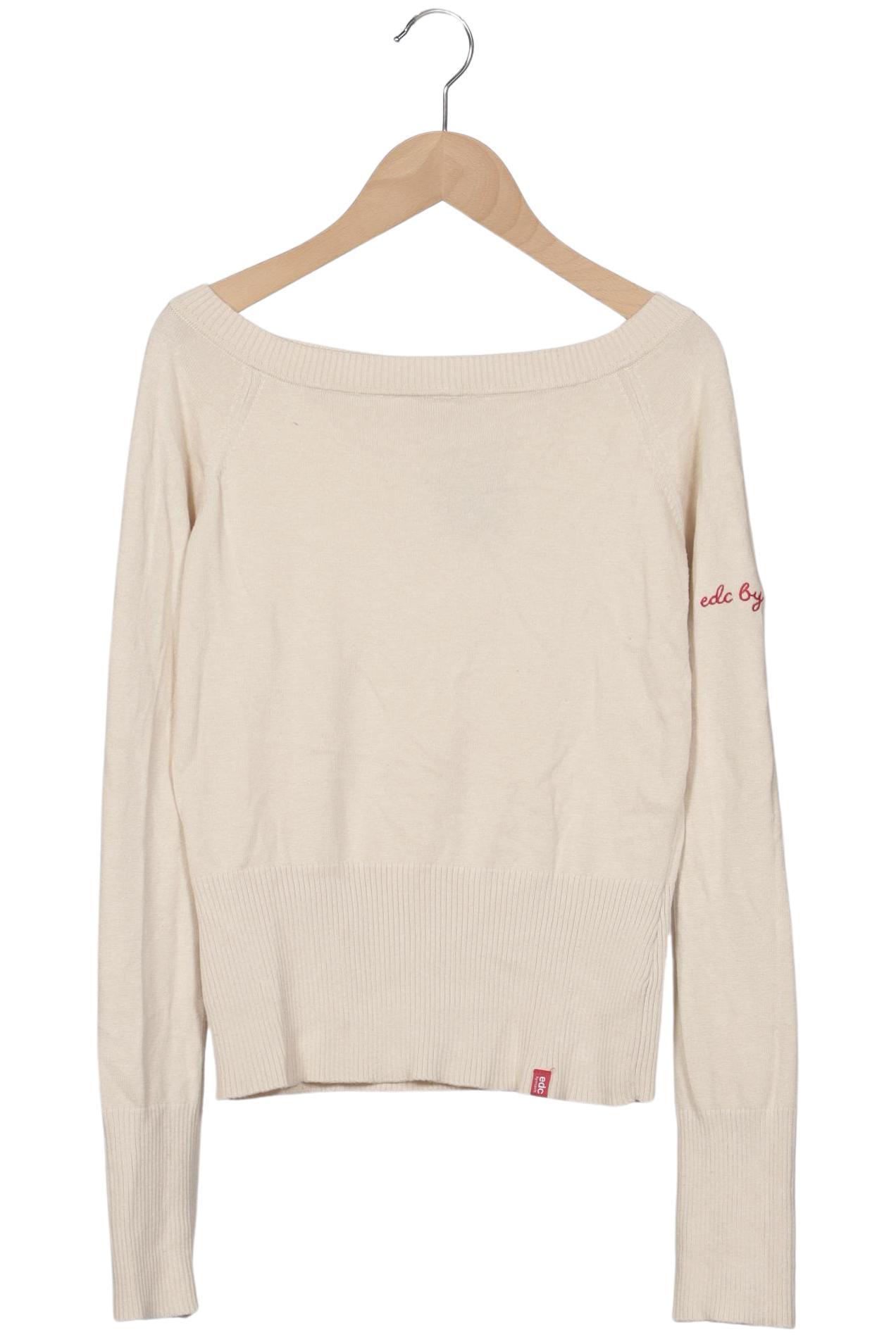 

edc by Esprit Damen Pullover, cremeweiß, Gr. 34