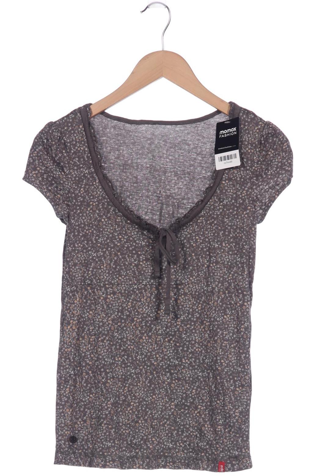 

edc by Esprit Damen T-Shirt, grau, Gr. 34