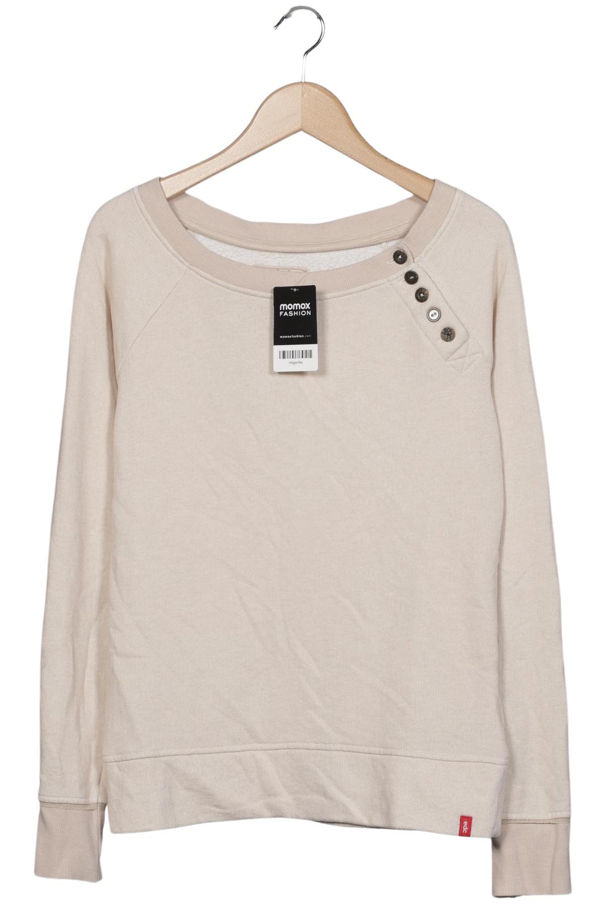 

edc by Esprit Damen Sweatshirt, beige, Gr. 42