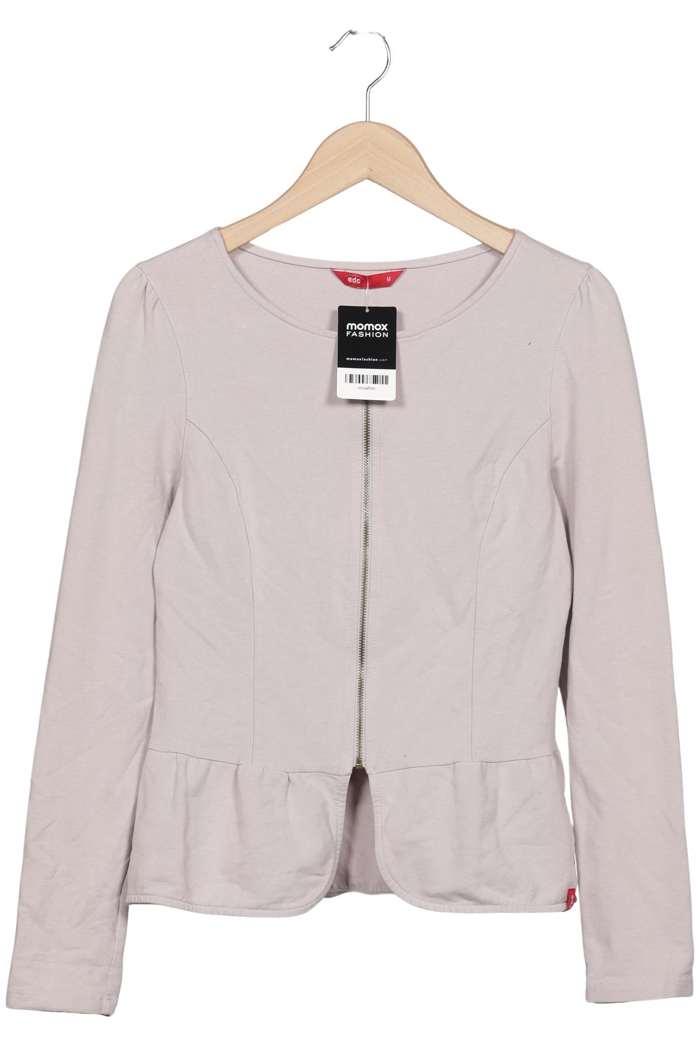 

edc by Esprit Damen Sweatshirt, grau, Gr. 38