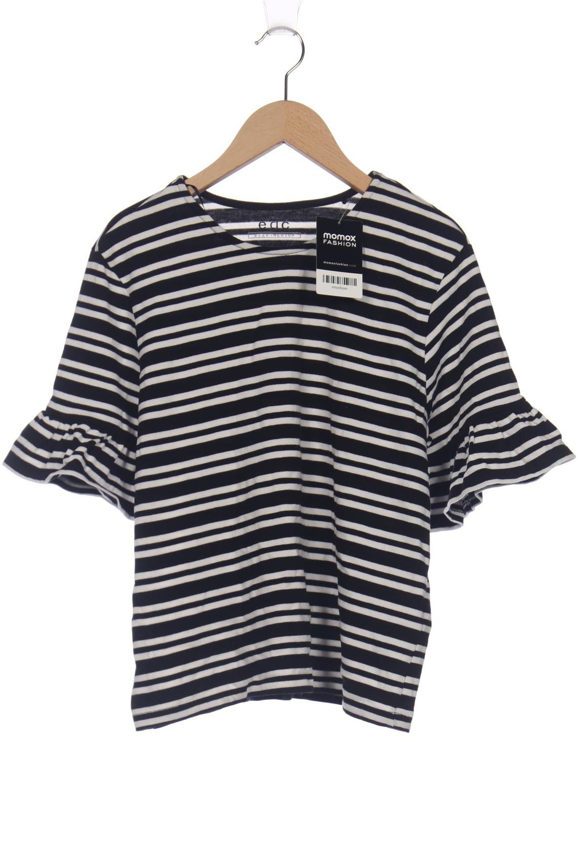 

edc by Esprit Damen T-Shirt, schwarz, Gr. 38
