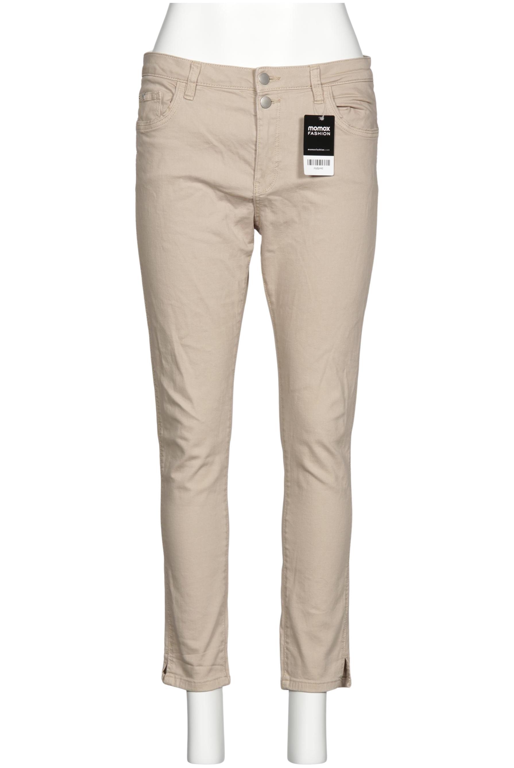 

edc by Esprit Damen Stoffhose, beige, Gr. 32