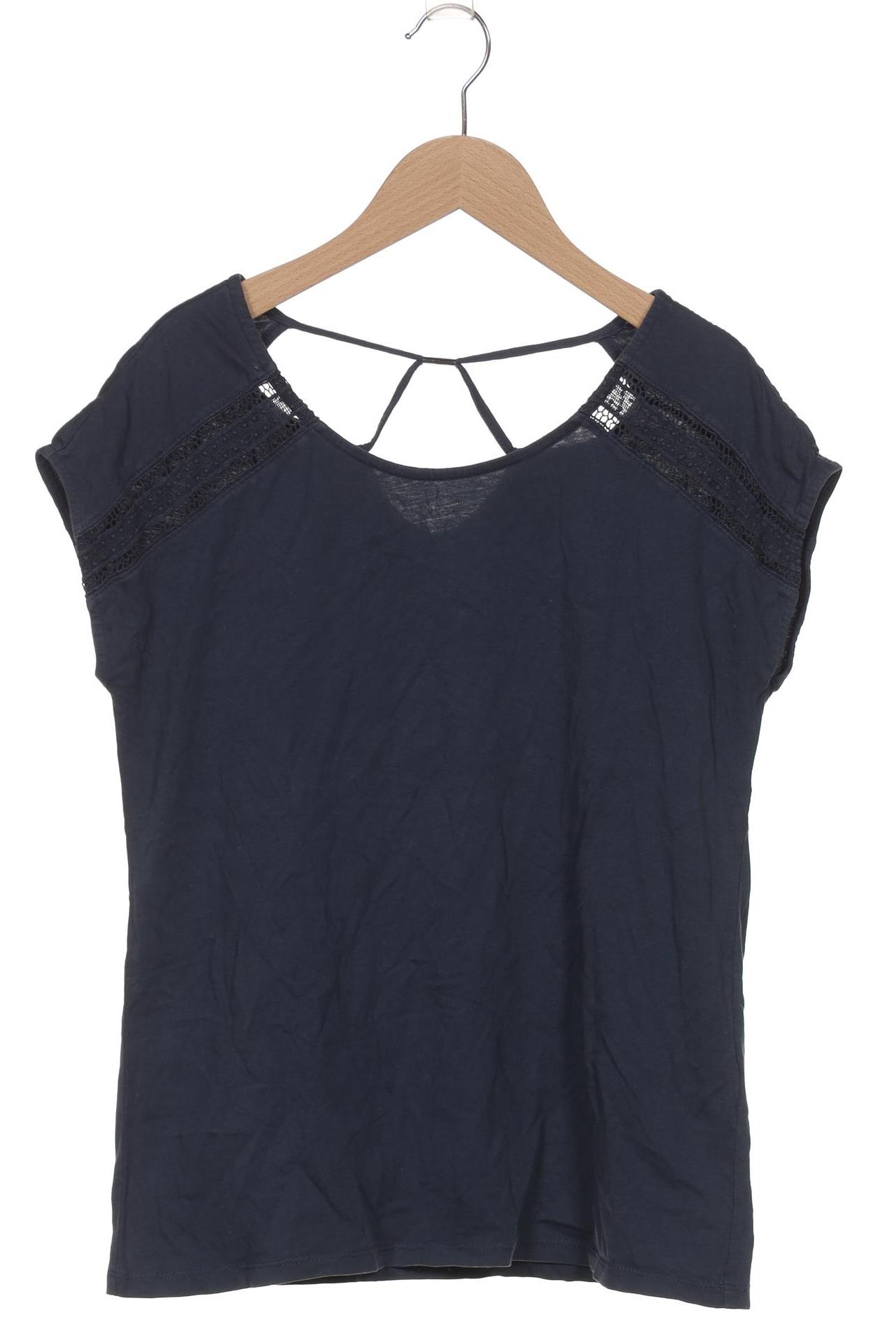 

edc by Esprit Damen T-Shirt, marineblau, Gr. 34