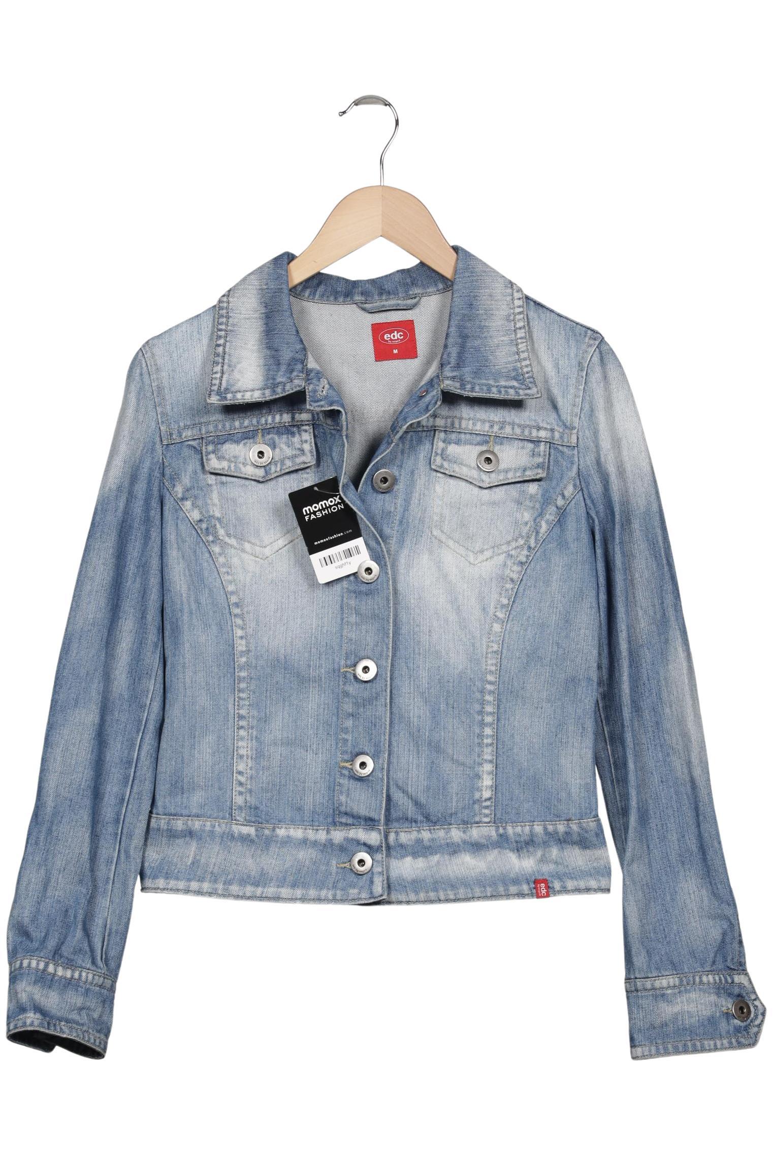 

edc by Esprit Damen Jacke, blau, Gr. 38