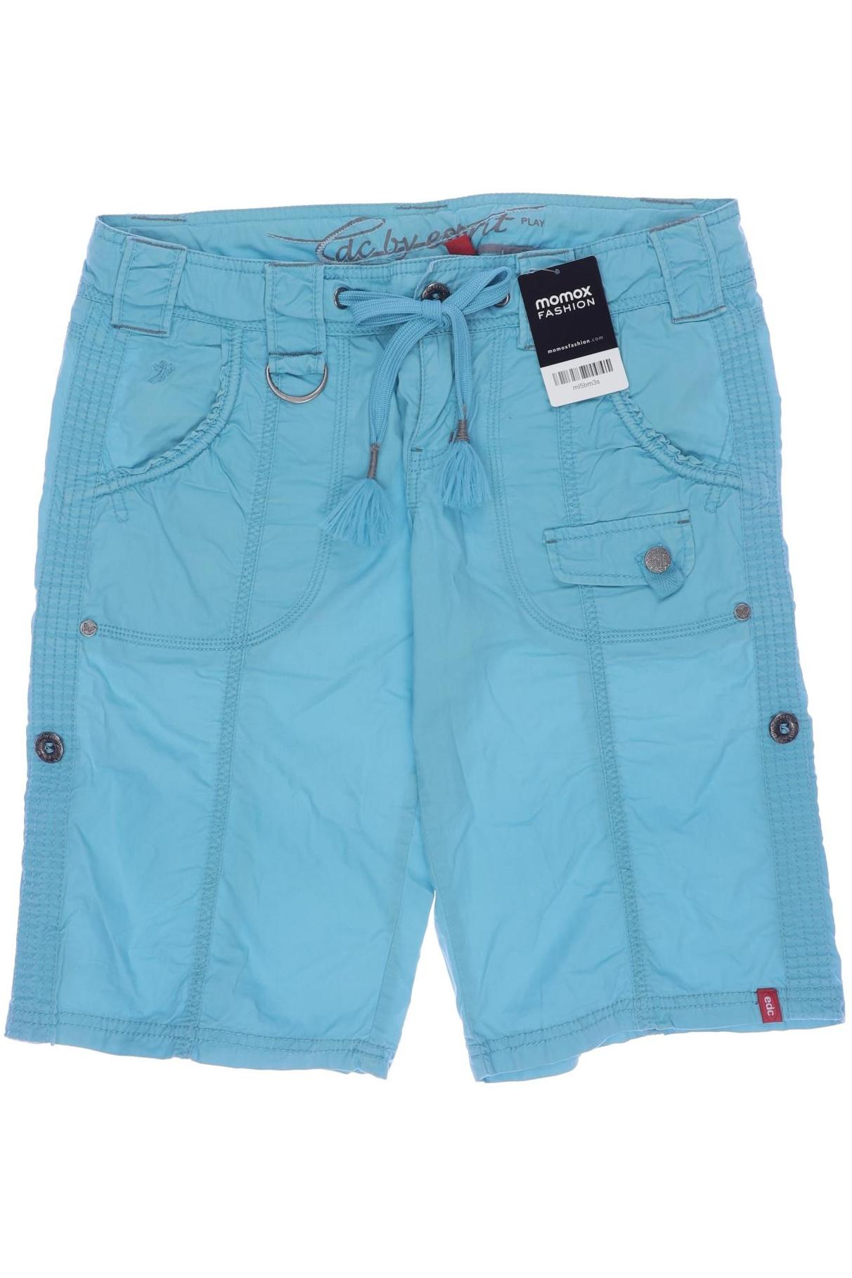 

edc by Esprit Damen Shorts, blau, Gr. 38