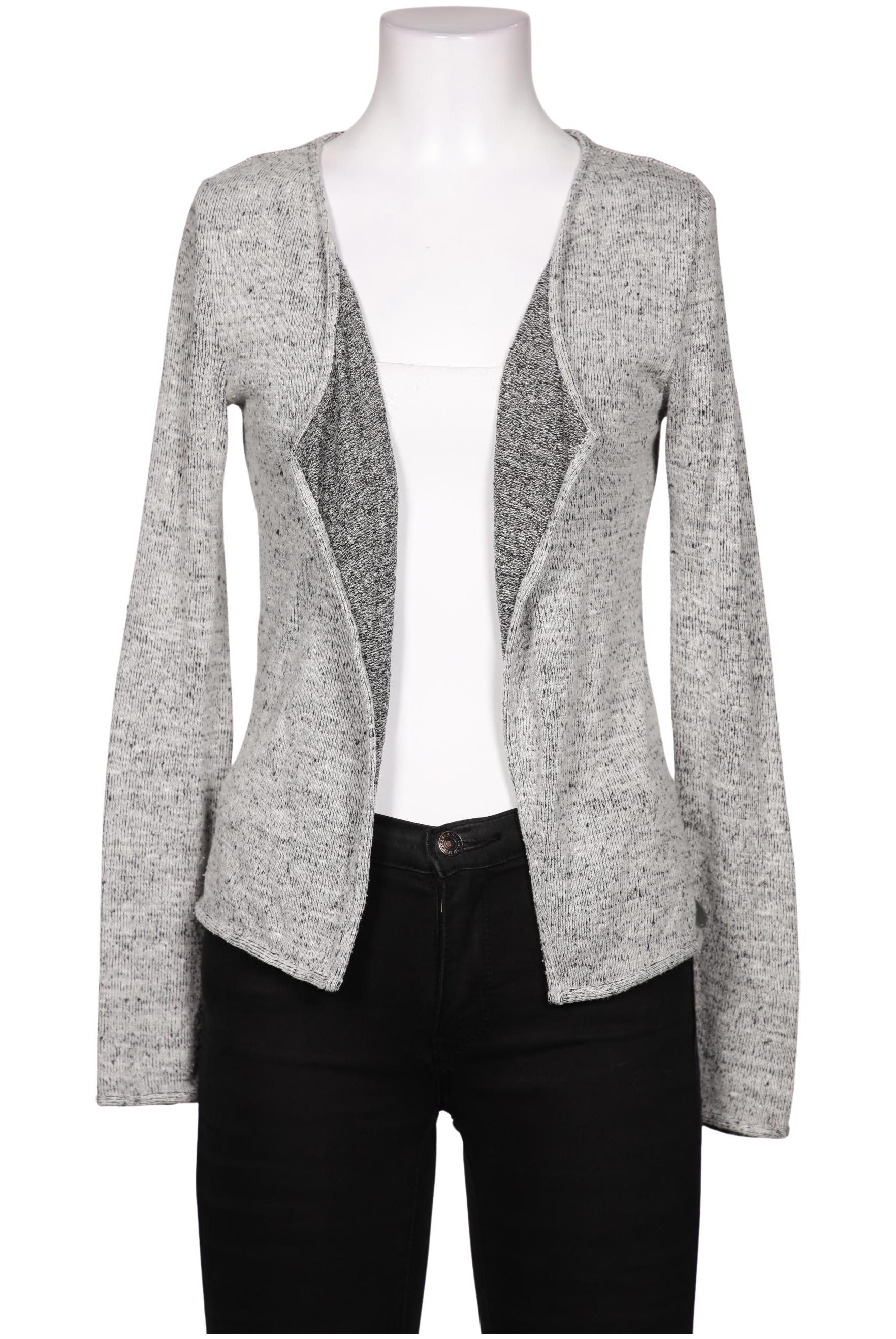 

edc by Esprit Damen Strickjacke, grau, Gr. 36